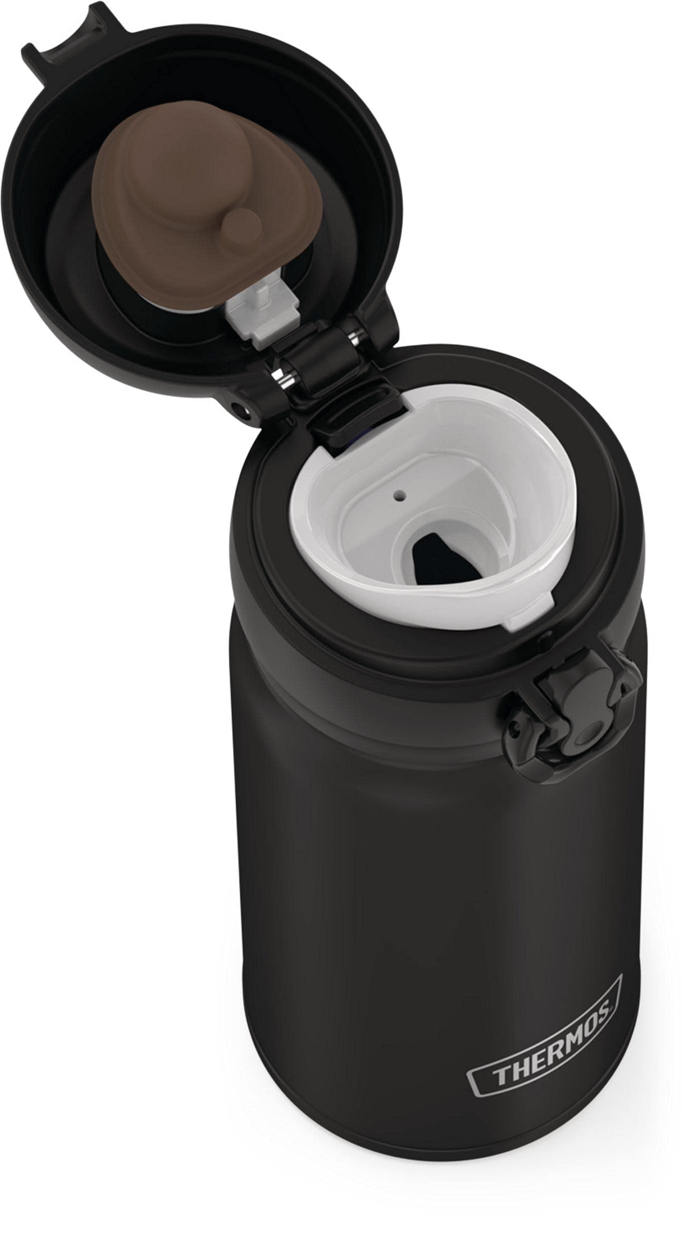 Thermos 12Oz Stainless Steel Direct Drink Bottle, Black