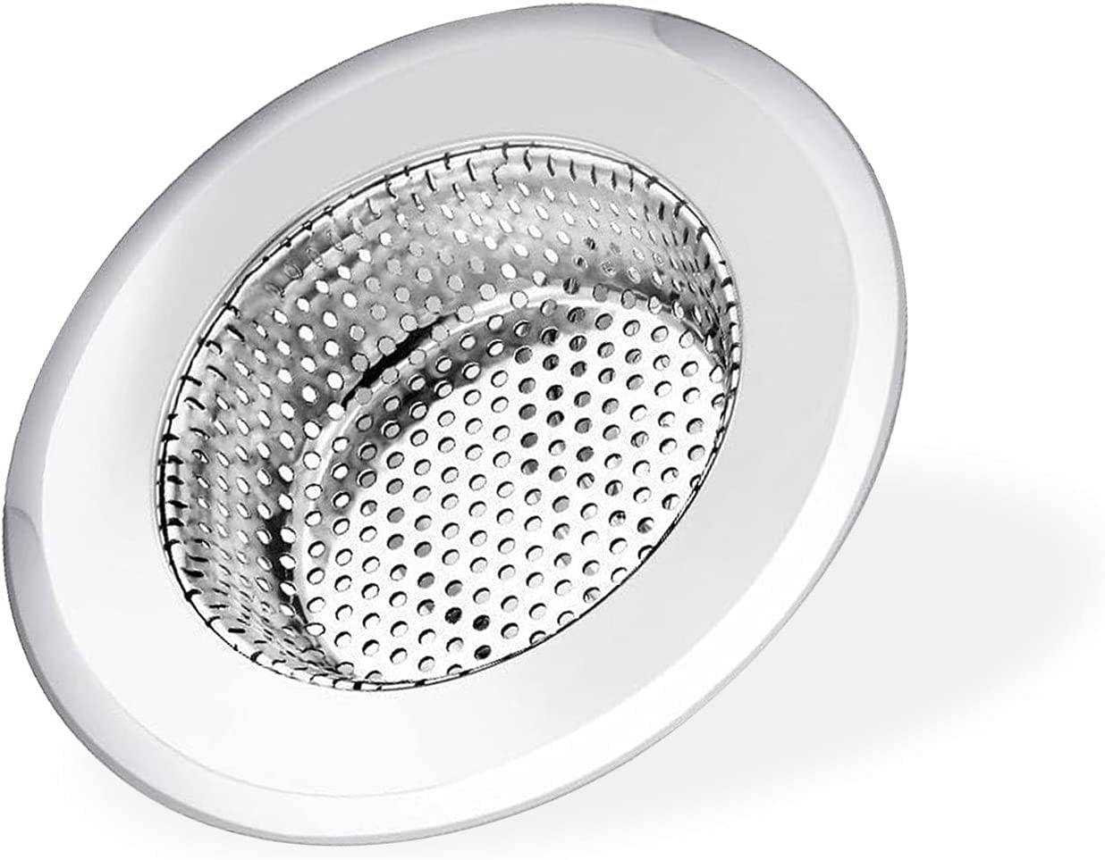 Vip Home Essentials Stainless Steel Sink Strainer Set- 5 Pieces, Fits Most Kitchen, Bathroom Sinks, Shower Drains