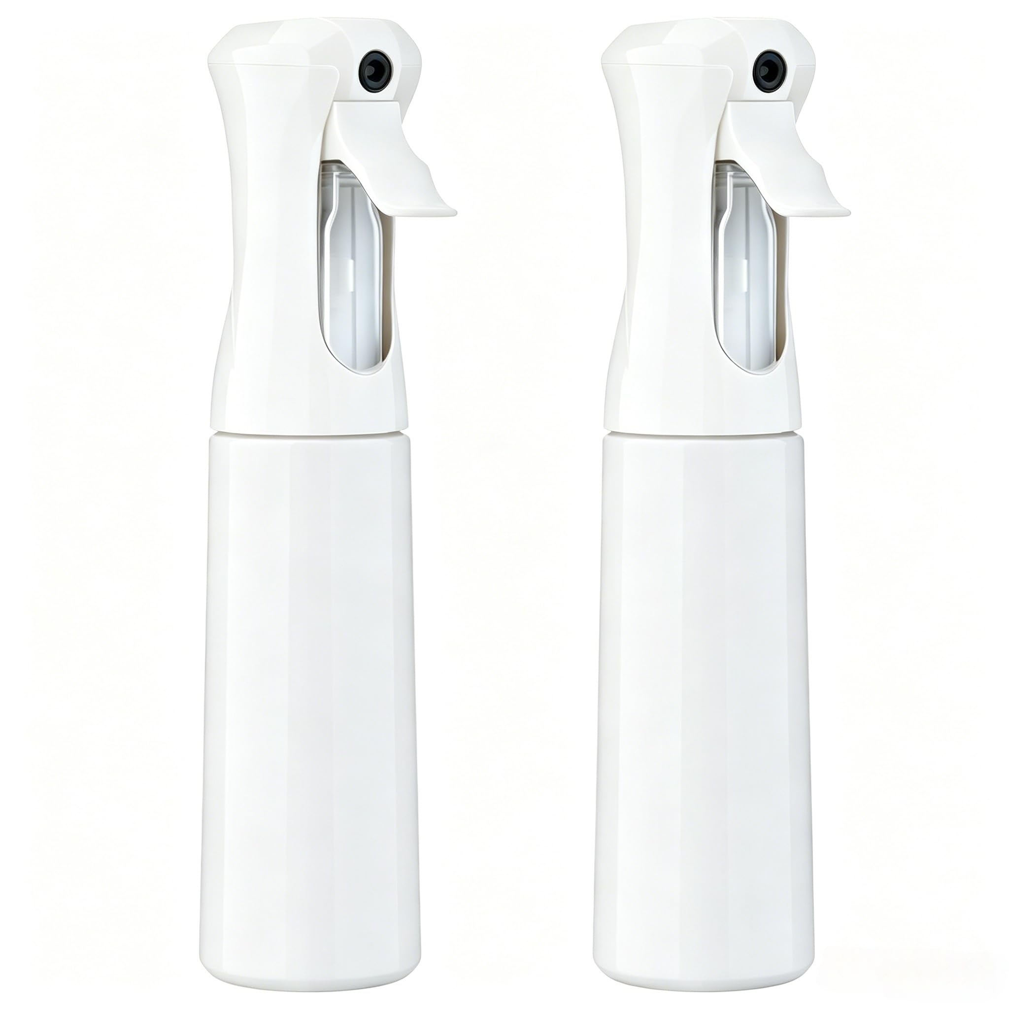 2pcs Hair Spray Bottle, ZHIYE Continuous Water Mister Spray Bottle Empty, Aerosol Fine Mist Curly Hair Spray Bottle for Taming H