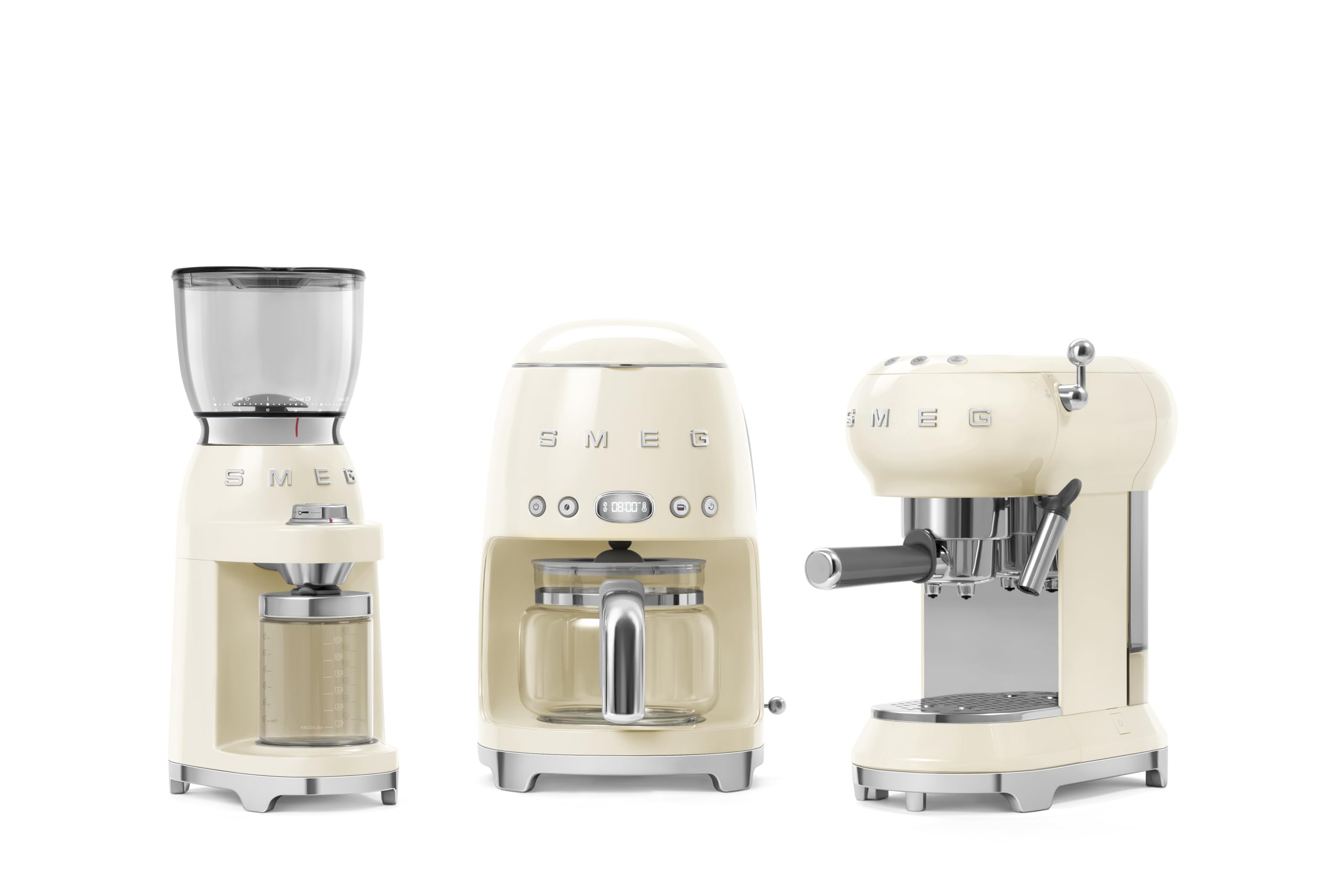 SMEG Retro Electric Coffee Grinder (Cream)