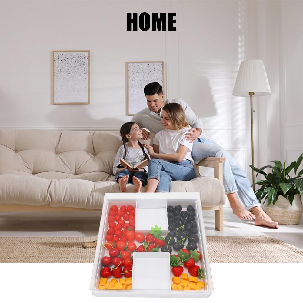 SHENGHE 12 Fillable Cardboard Letter Charcuterie Gift Cupcake Box With Cover Sweets Packaging (H)