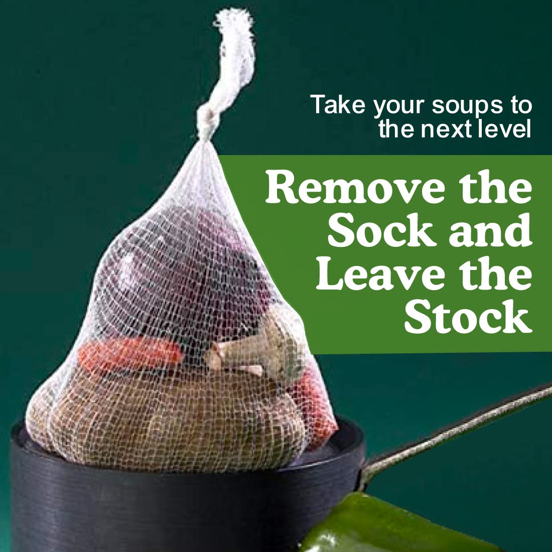 Regency Wraps  Soup Sock  Cotton Mesh Bags for Making Clear Flavorful Broth and Soups  Cotton Blend  Measures 24 inches  Pack of 100