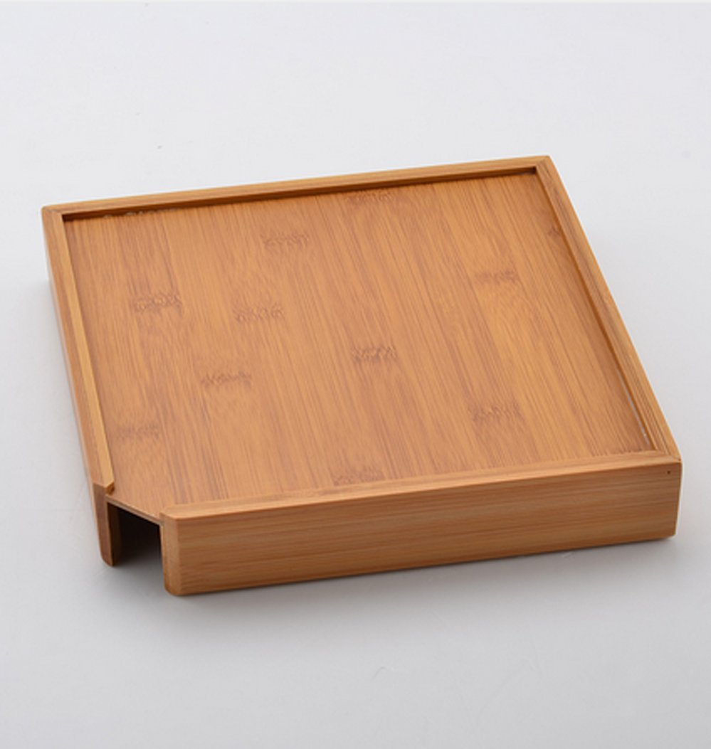 Puer Tea Box Pallet - Pu-Erh Cake Essential Tool Pu'Er Tea Cake Brick Breaking Tray Bamboo Case - Eco-Friendly Tea Set Square Pu