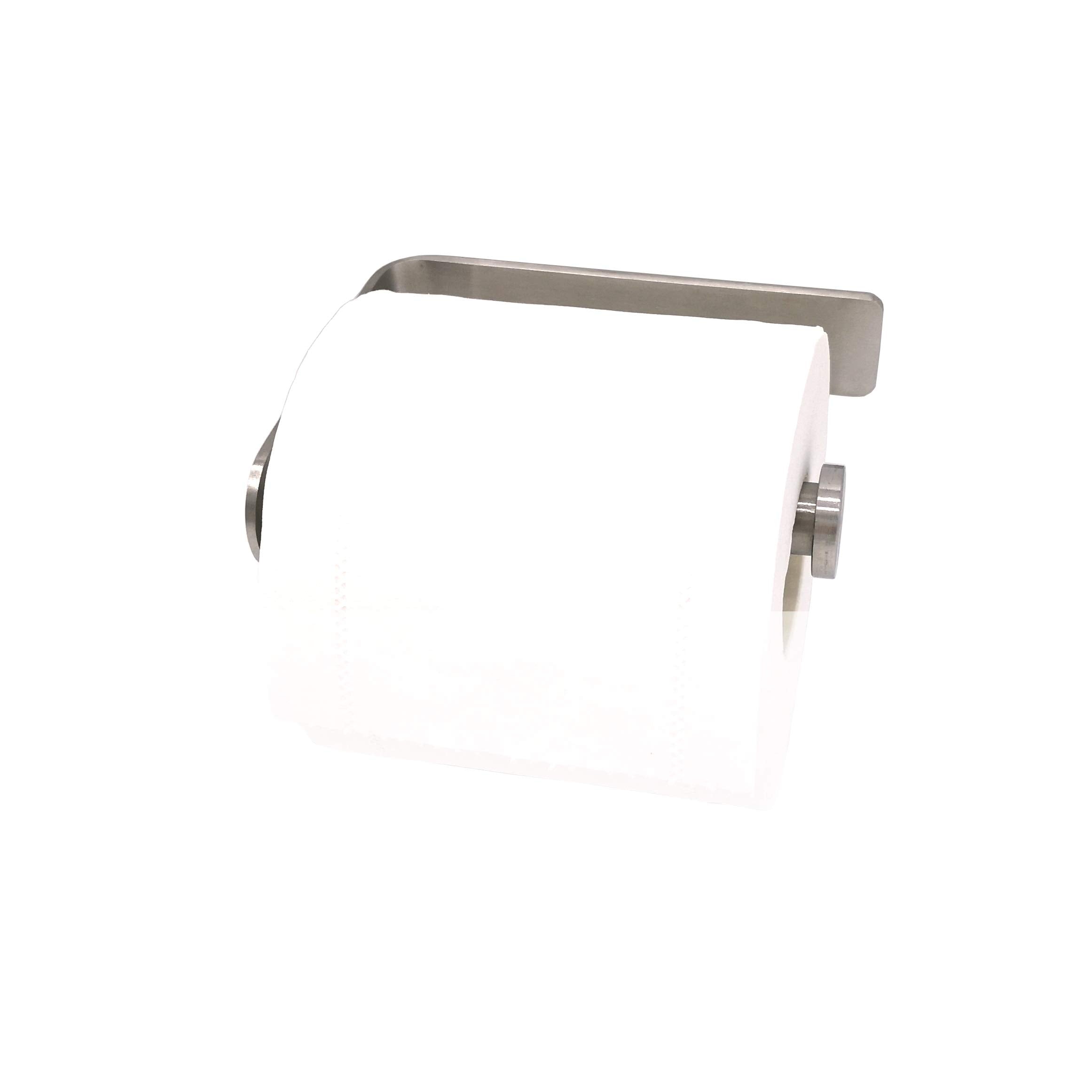 Lofekea Wall Mount Toilet Paper Holder Stainless Steel Tissue Paper Roll Towel Holder Rustproof Brushed Finish