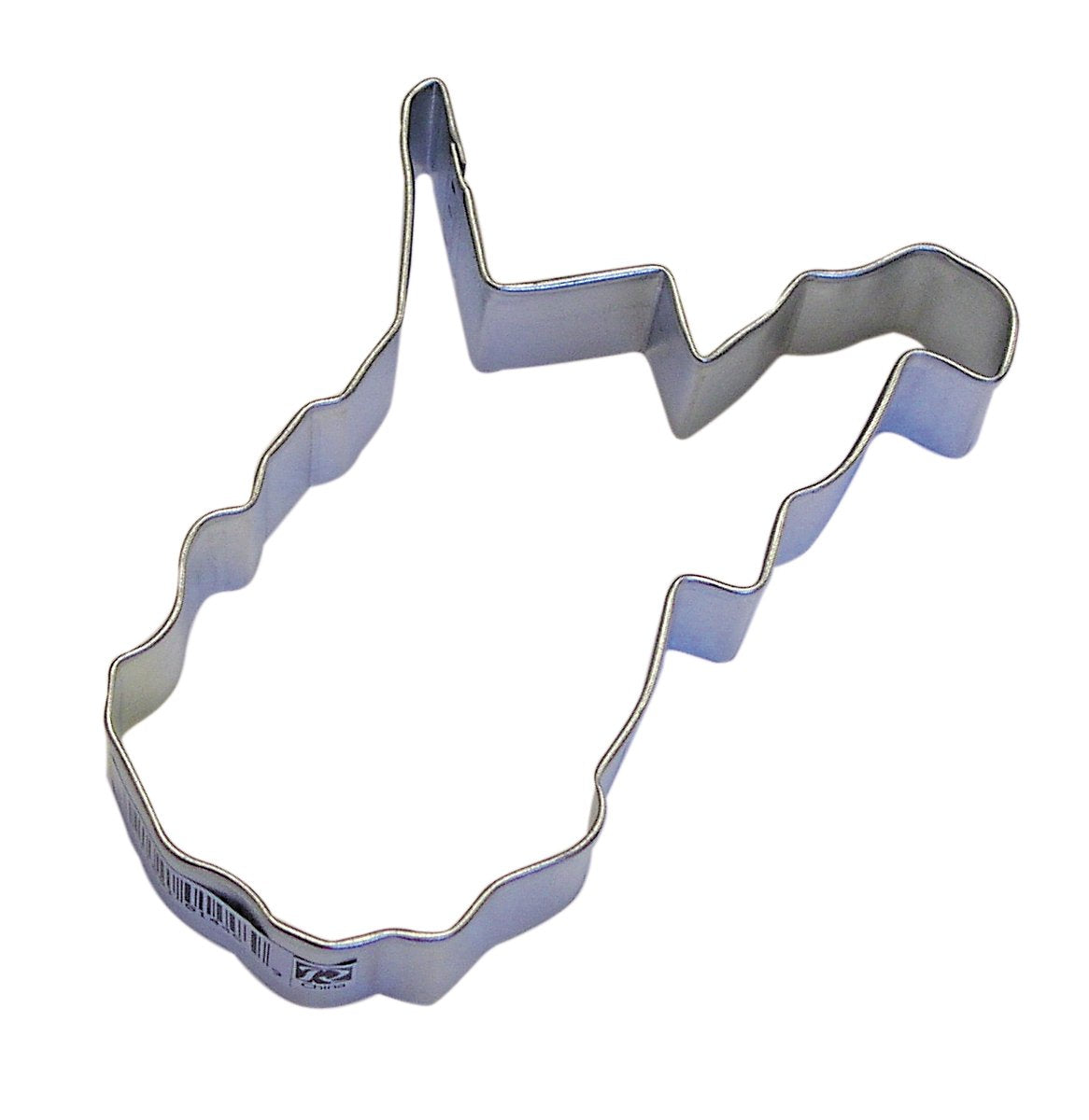 R&M West Virginia State Cookie Cutter In Durable, Economical, Tinplated Steel
