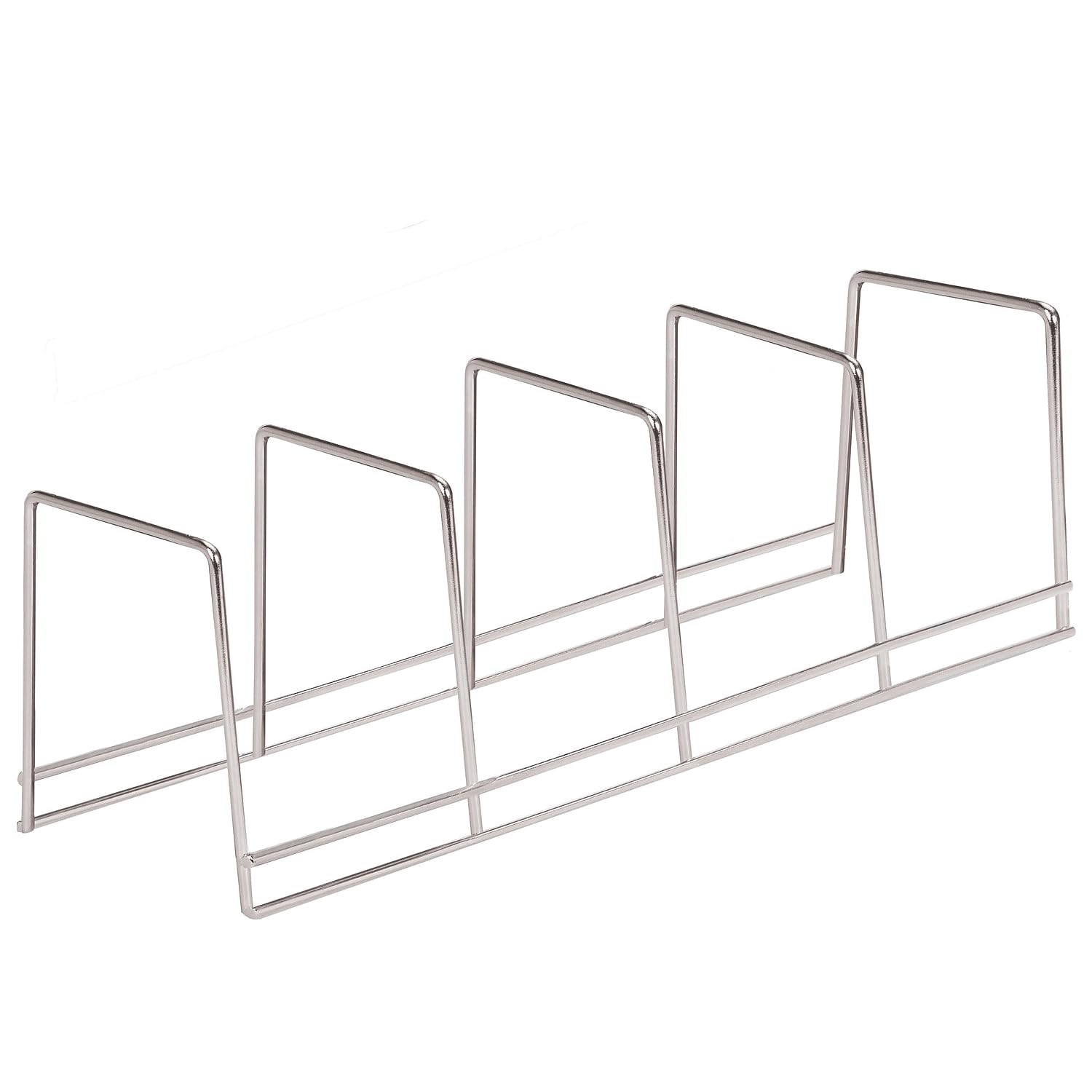 Better Houseware 1494/4 Plate Rack, Standard, Silver