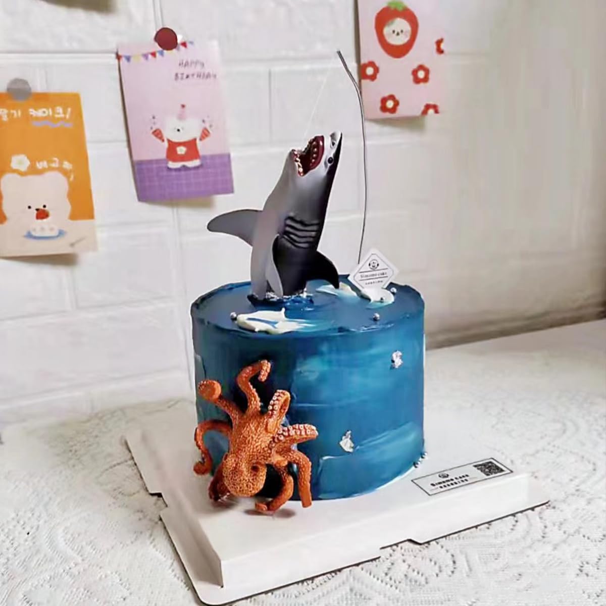 5 Pcs Marine Theme Cake Fondant Silicone Mold Cupcake Decoration Molds Seashell Conch Seahorse Starfish Tortoise Silicone Mold F