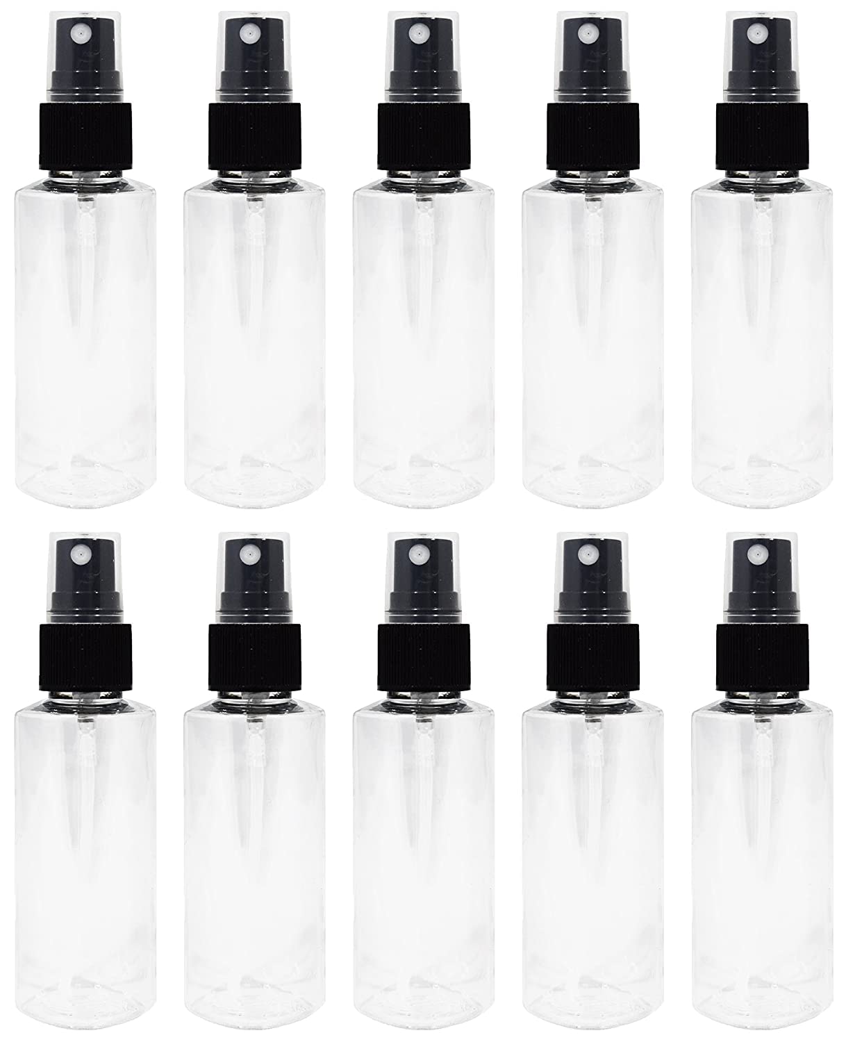 Apak Goods 10-2 Oz Clear Pet Bottle With Black Fine Mist Sprayer