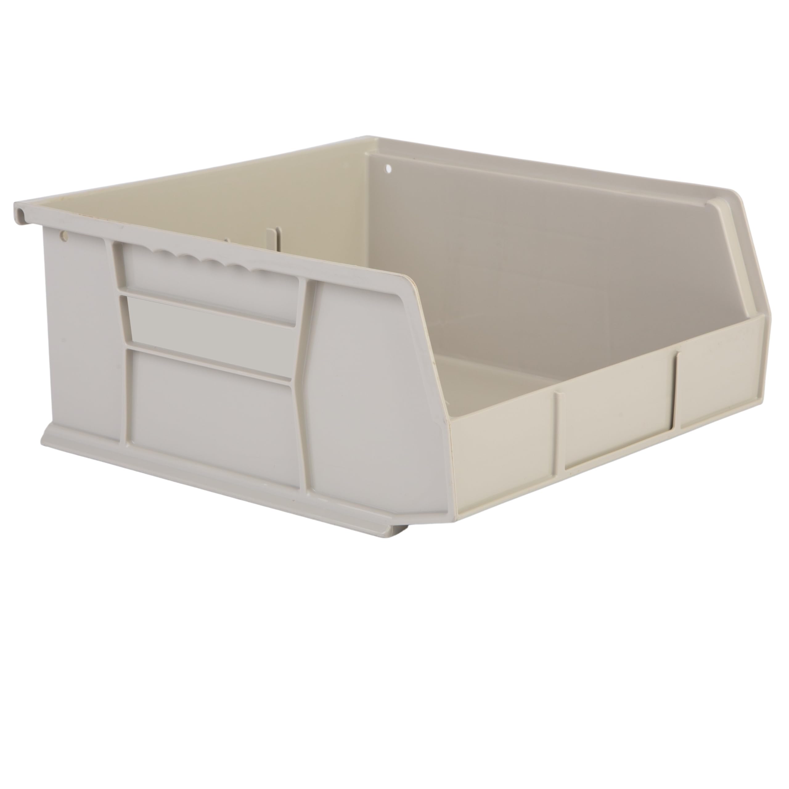 Hudson Exchange 11'' X 11'' X 5'' Plastic Stackable Storage Bin And Hanging Container (Stone)