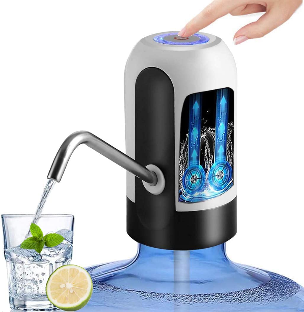 Water Bottle Dispenser, Wate Pump 5 Gallon Water Dispenser Automatic Drinking Water Pump Water Jug Dispenser Smart Usb Rechargea