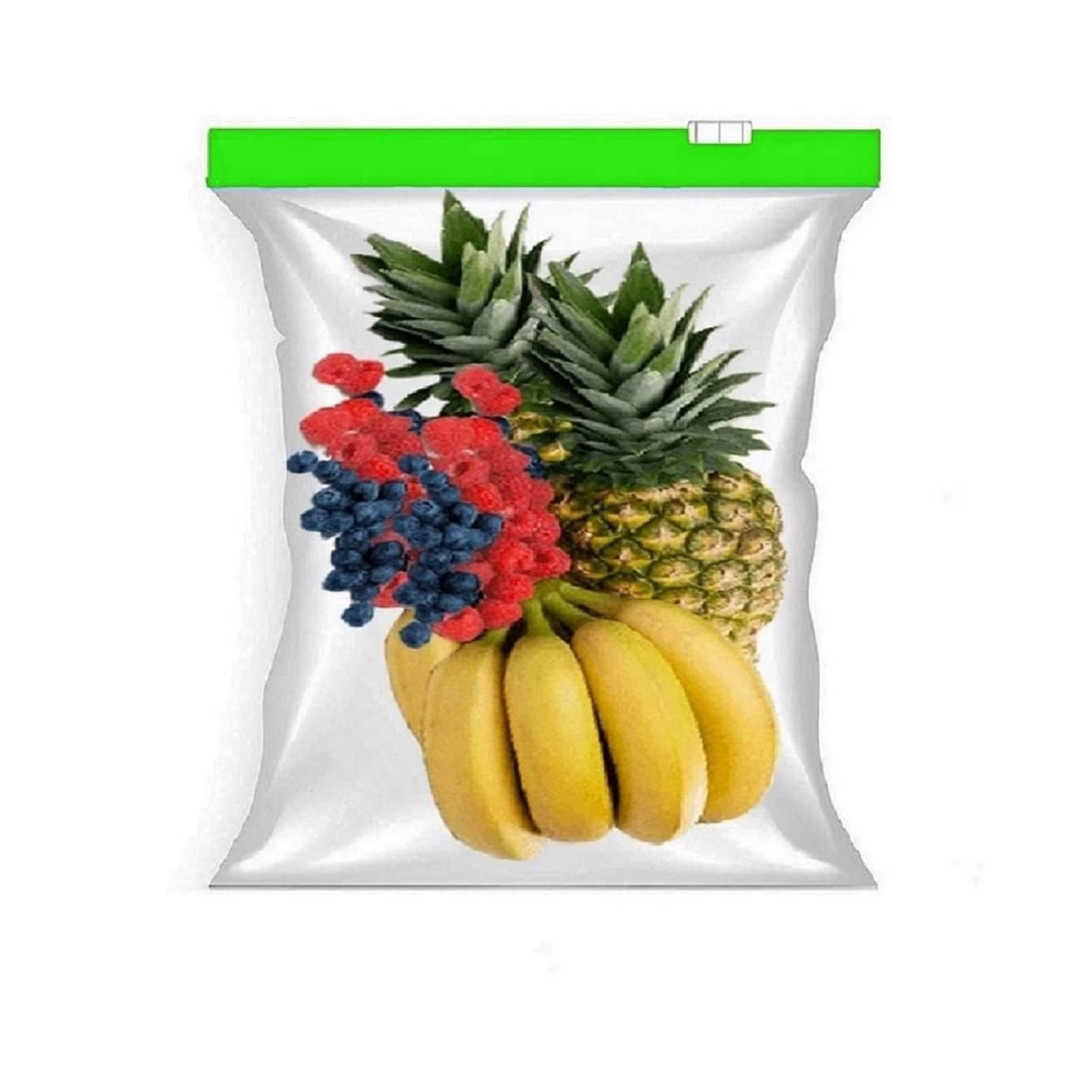 Brahmani Retailer Plastic Zip Lock Bag For Storage (10Pcs), Freezer ReUsable Zipper Bags, Zip Lock Bags For Fridge Storage, Zip