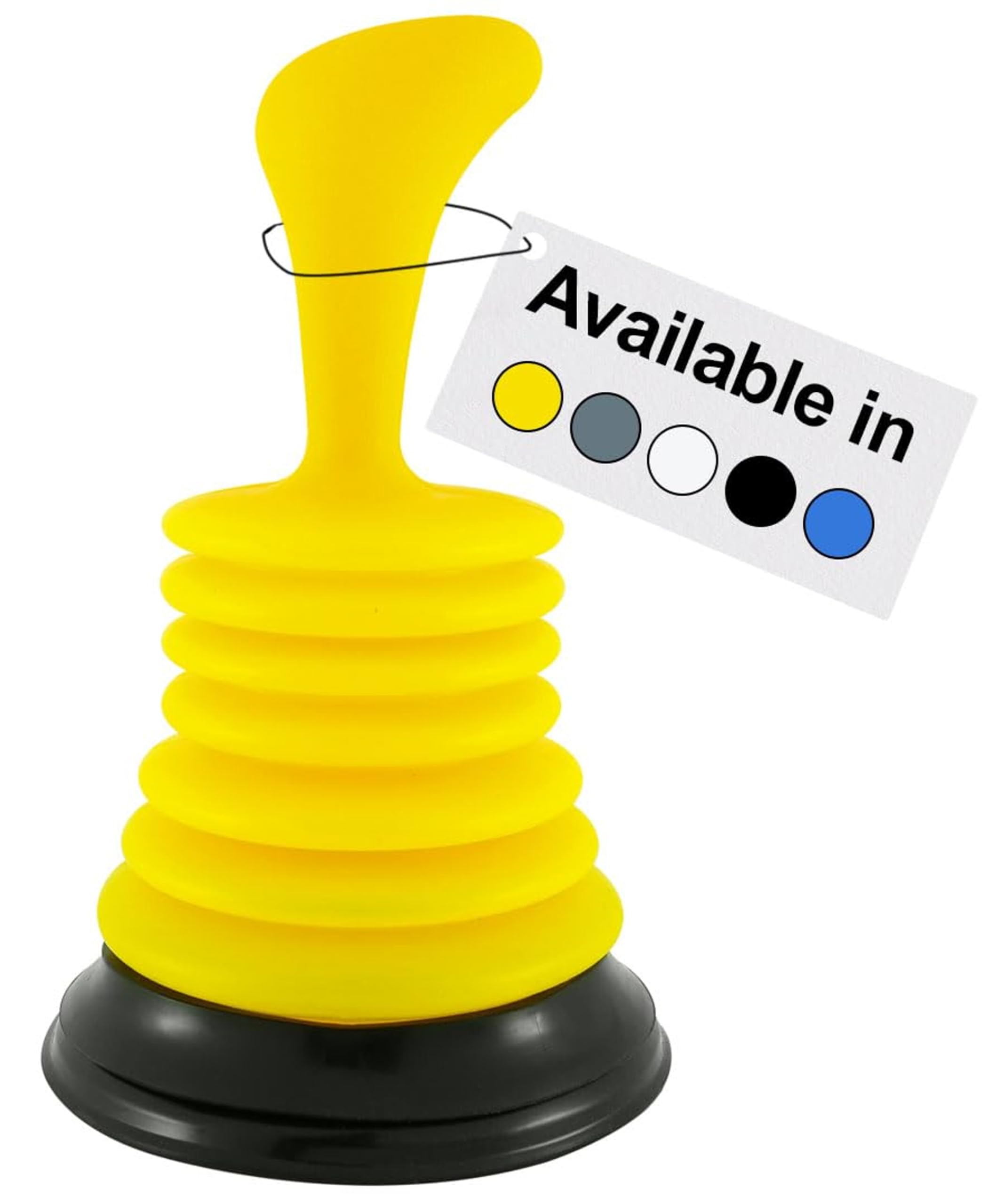 Meadow Lane Mini Drain Unclogger (7-in) Powerful Suction Plunger for Sink  Kitchen & Bath - Commercial Grade Gasket  Yellow  1-Pack