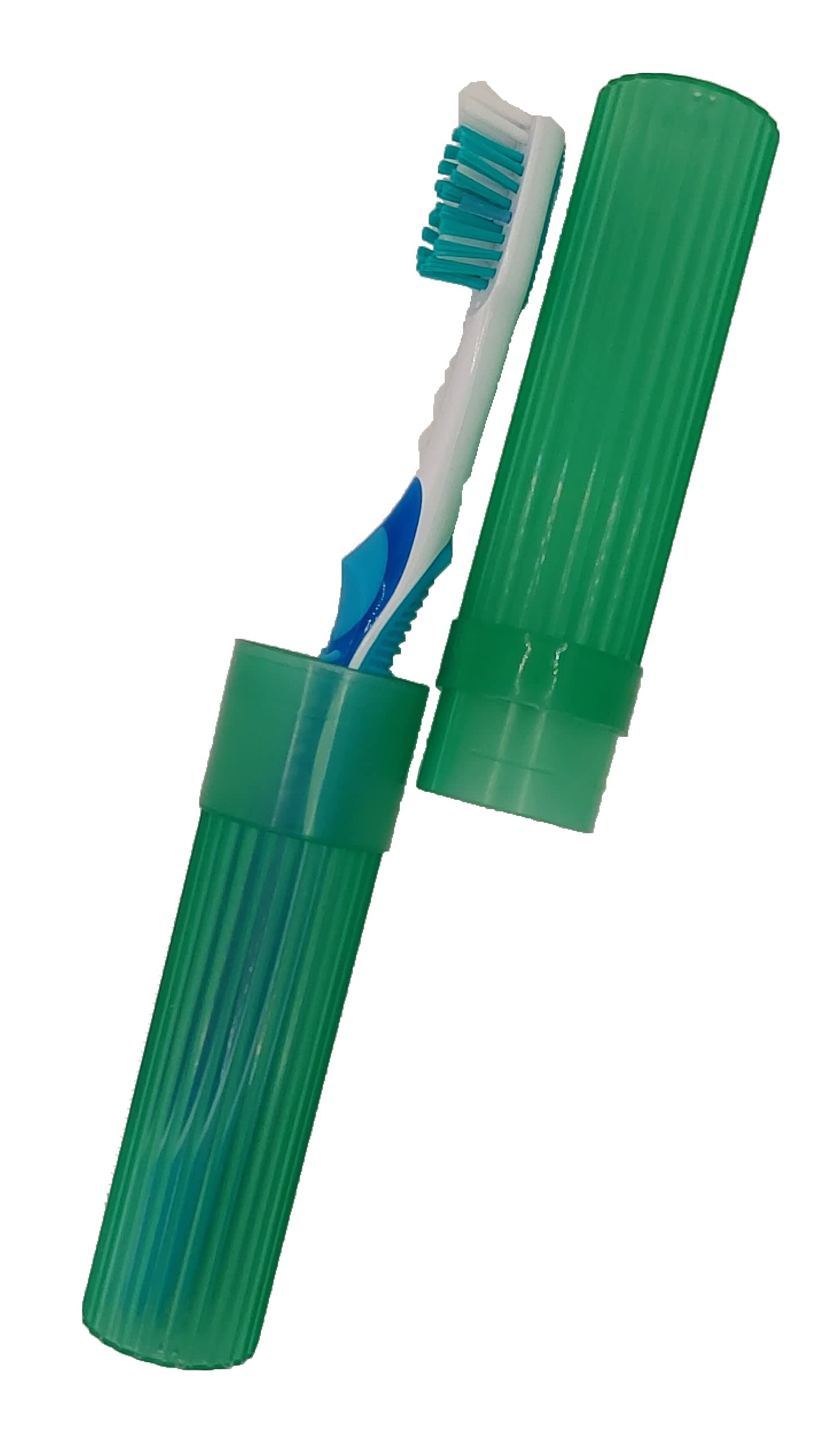 American Comb Toothbrush Holder (Green) - Made In The Usa. W/Ventilation Holes.