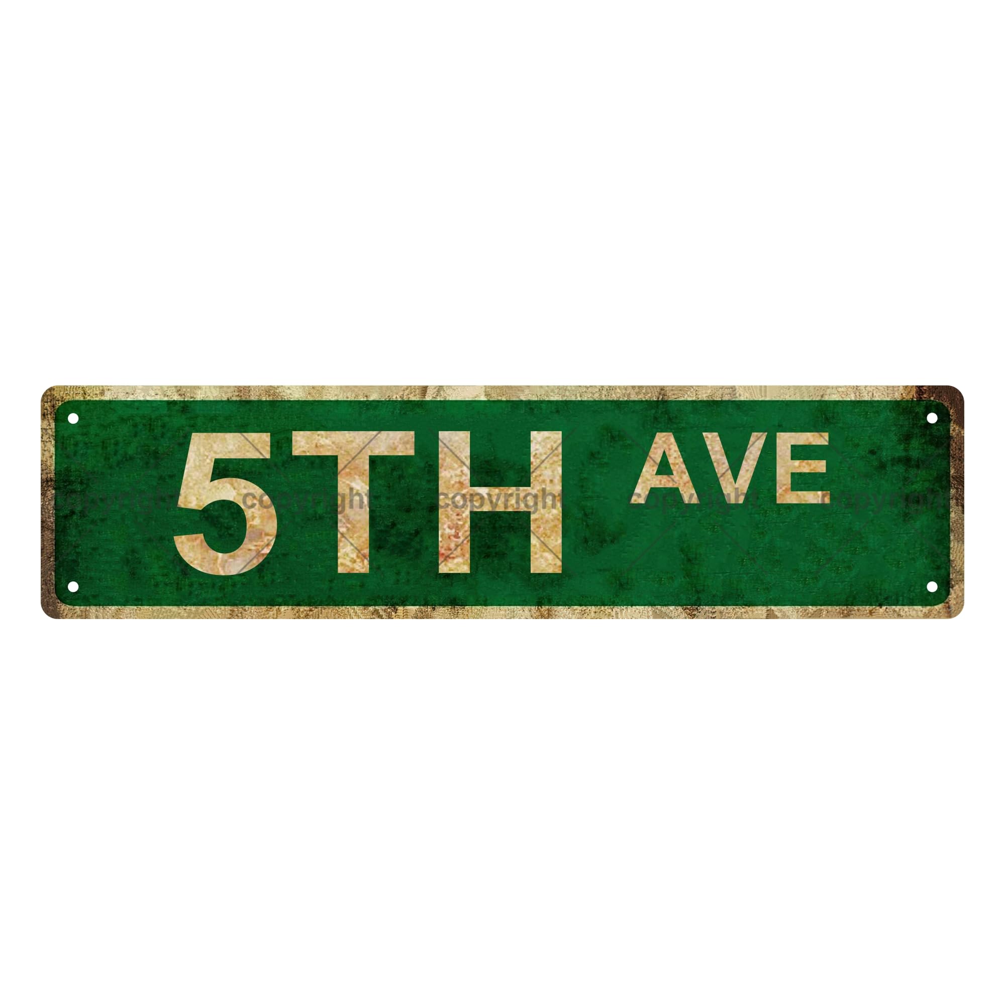 Wall ST LOCATION Metal Tin Street Sign Bar Cafe Garage Cave Home Room Wall Bathroom Farmhouse Garden Porch Patio Decor, 16 x 4 I