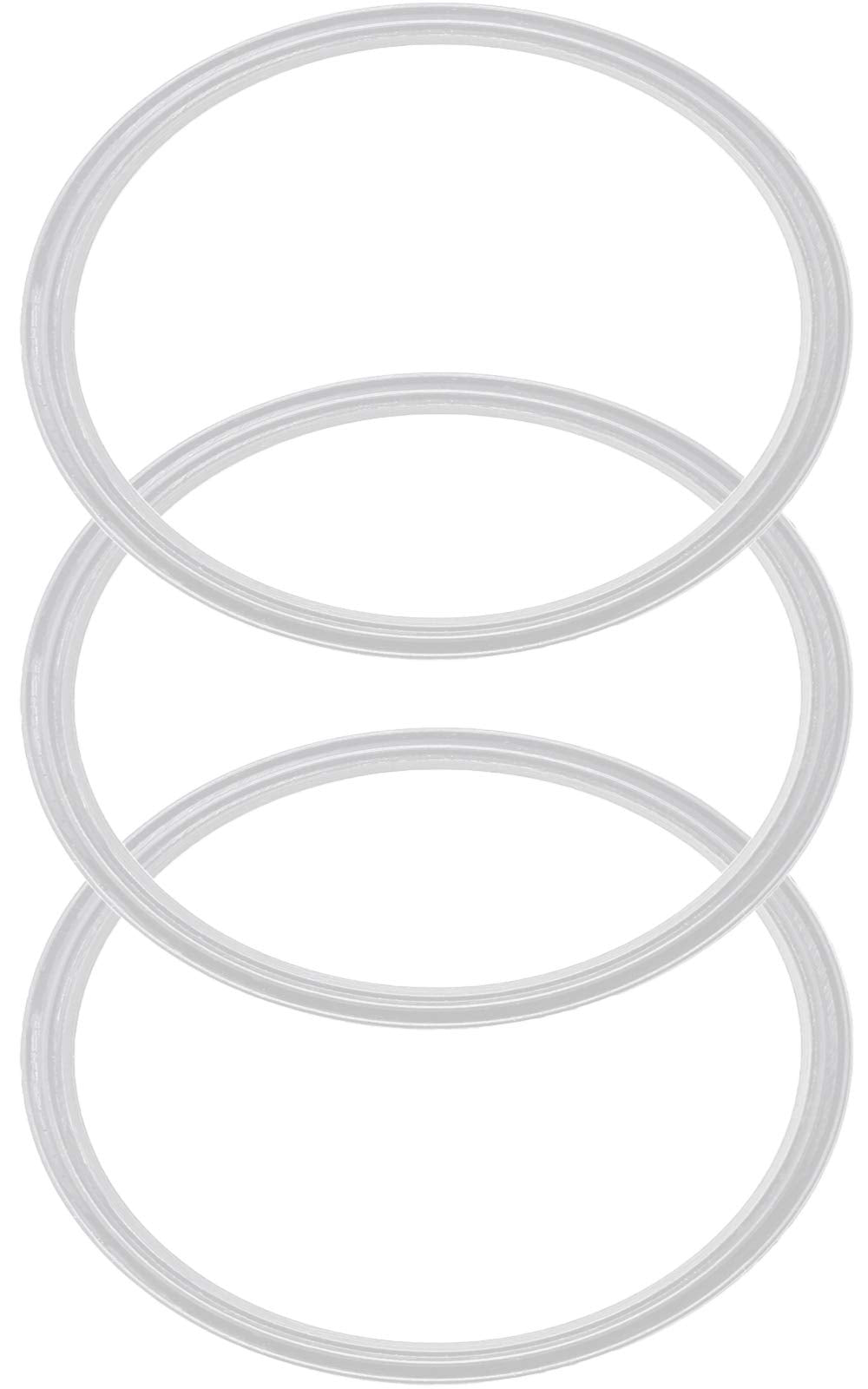 Pack Of 3, 30 Oz Replacement Rubber Lid Ring, 3.7 Inch Diameter - Gasket Seals, Lid For Insulated Stainless Steel Tumblers, Cups