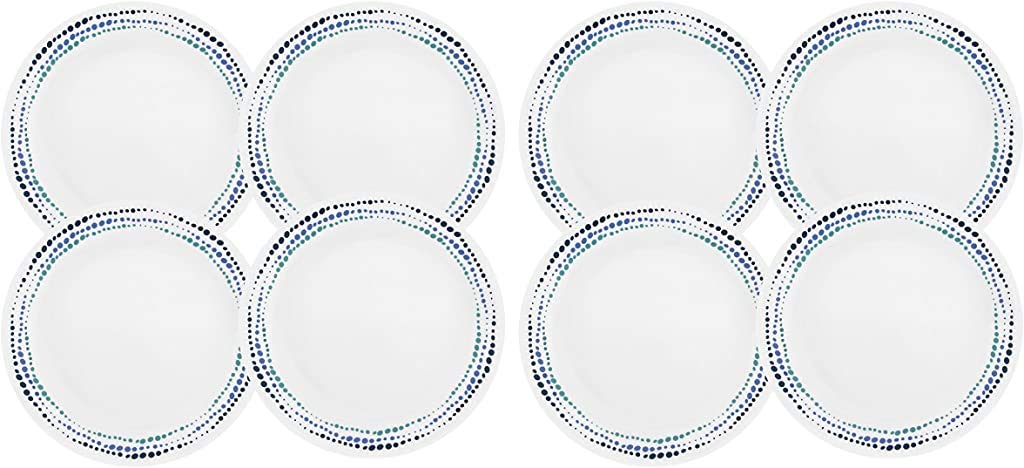 Corelle Livingware Ocean Blues 10.25 Dinner Plate (Set of 8)
