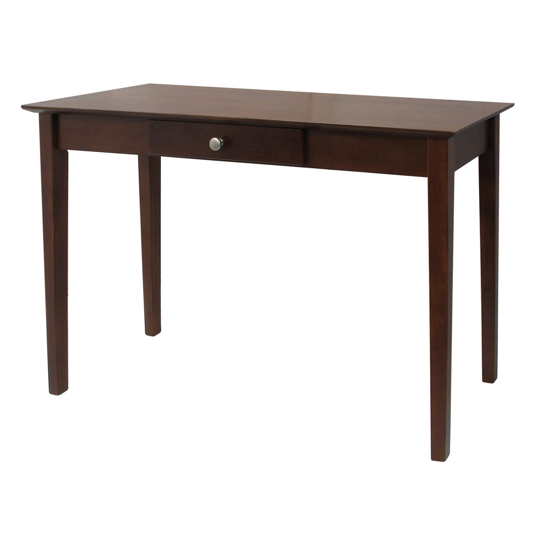 Winsome Rochester Console Table with Drawer, for Living Room, Hallway, Bedroom, 29, Antique Walnut