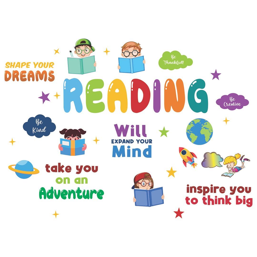 CVANU Shape Your Dreams Reading Positive Quote Printed on Vinyl Self-Adhesive Wall Sticker for Wall Decoration (25inchX34.5inch)