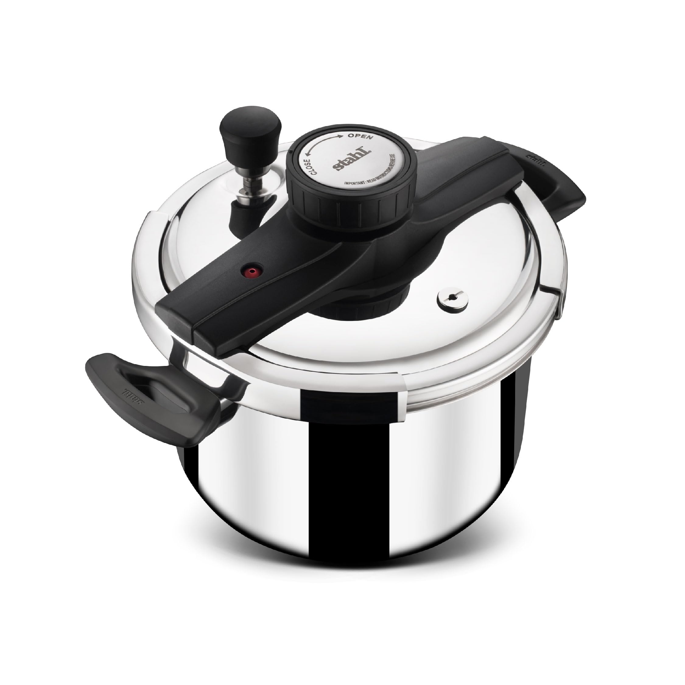 Stahl Versatil Triply 5L Pressure Cooker, Induction Cooker, Outer Lid Pressure Cooker, Induction & Gas Stove Compatible, 5 Years
