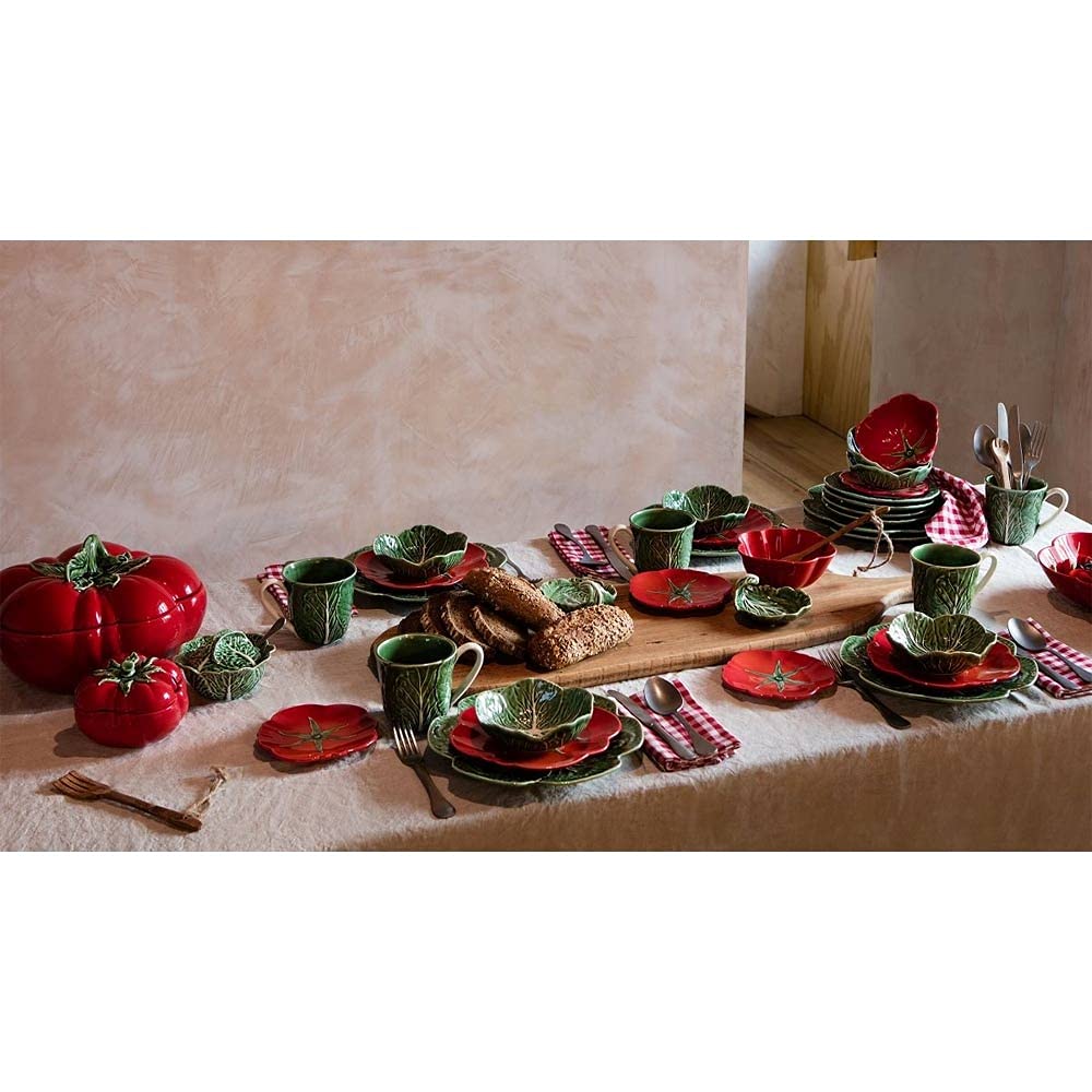 Bordallo Pinheiro Tomato Dinner Plates, Set Of 4