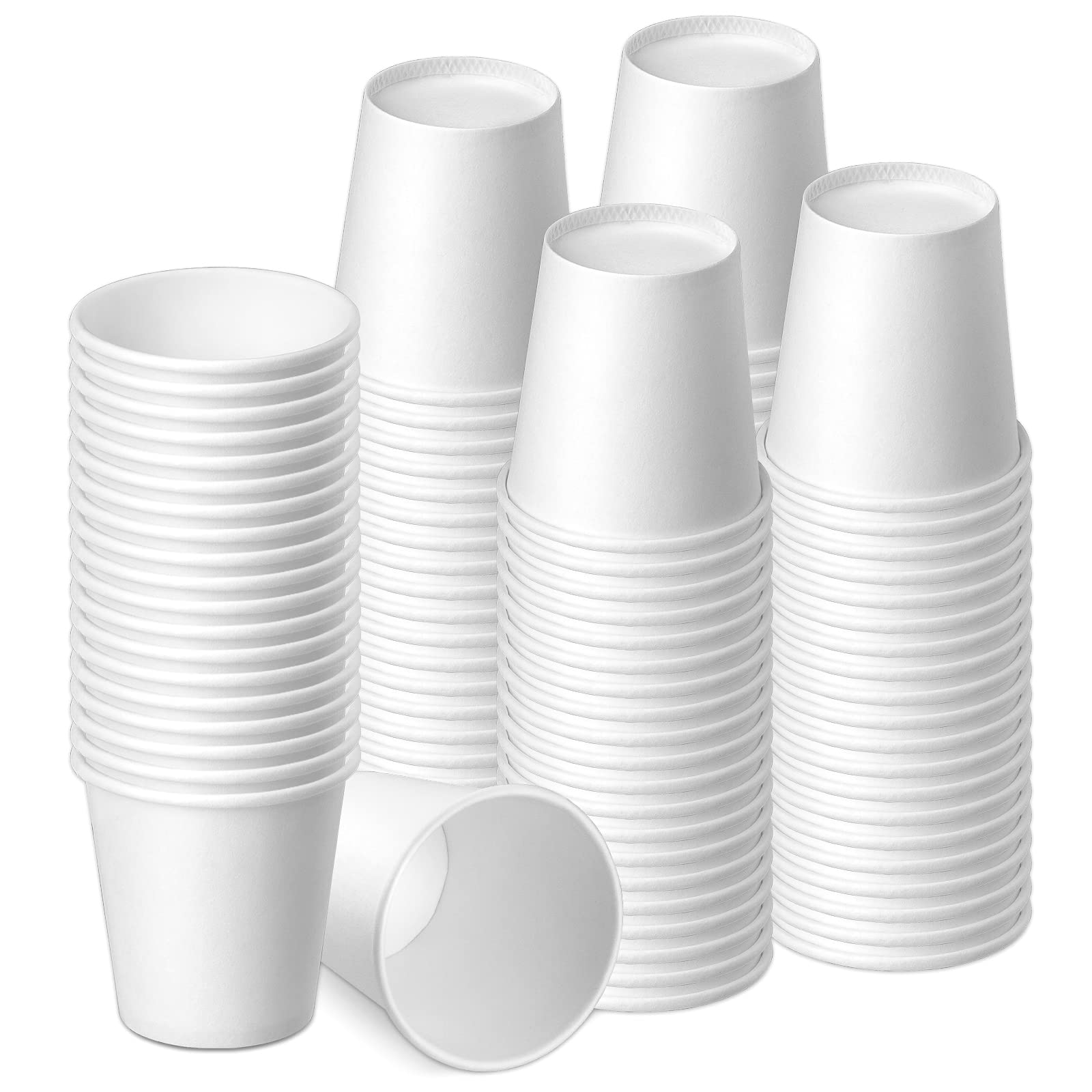 Huaiid [100Pack] 3 Oz 100 Pack Disposable Cups, Paper Cups, Bathroom Cups, Mouthwash Cups, Espresso Disposable Cups, Small Cups