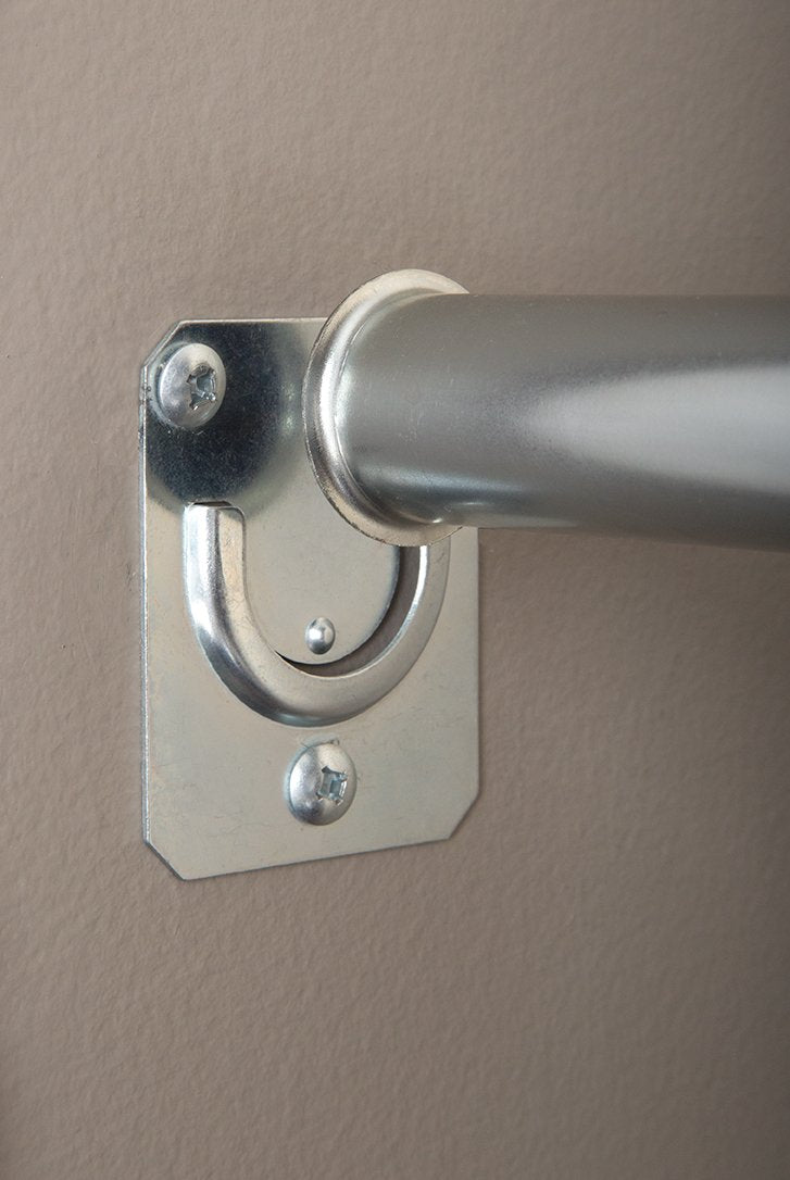 Closet Pro Cd-0024-18/30Zc Heavy Duty Adjustable Rod, Silver,18 By 30-Inch, Zinc Plated