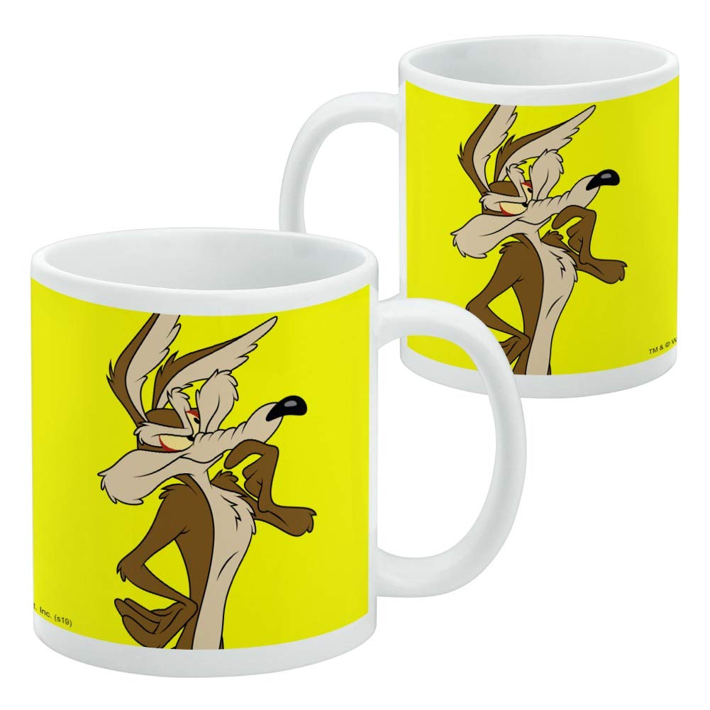Graphics & More Looney Tunes Wile E Coyote Ceramic Coffee Mug, Novelty Gift Mugs For Coffee, Tea And Hot Drinks, 11Oz, White
