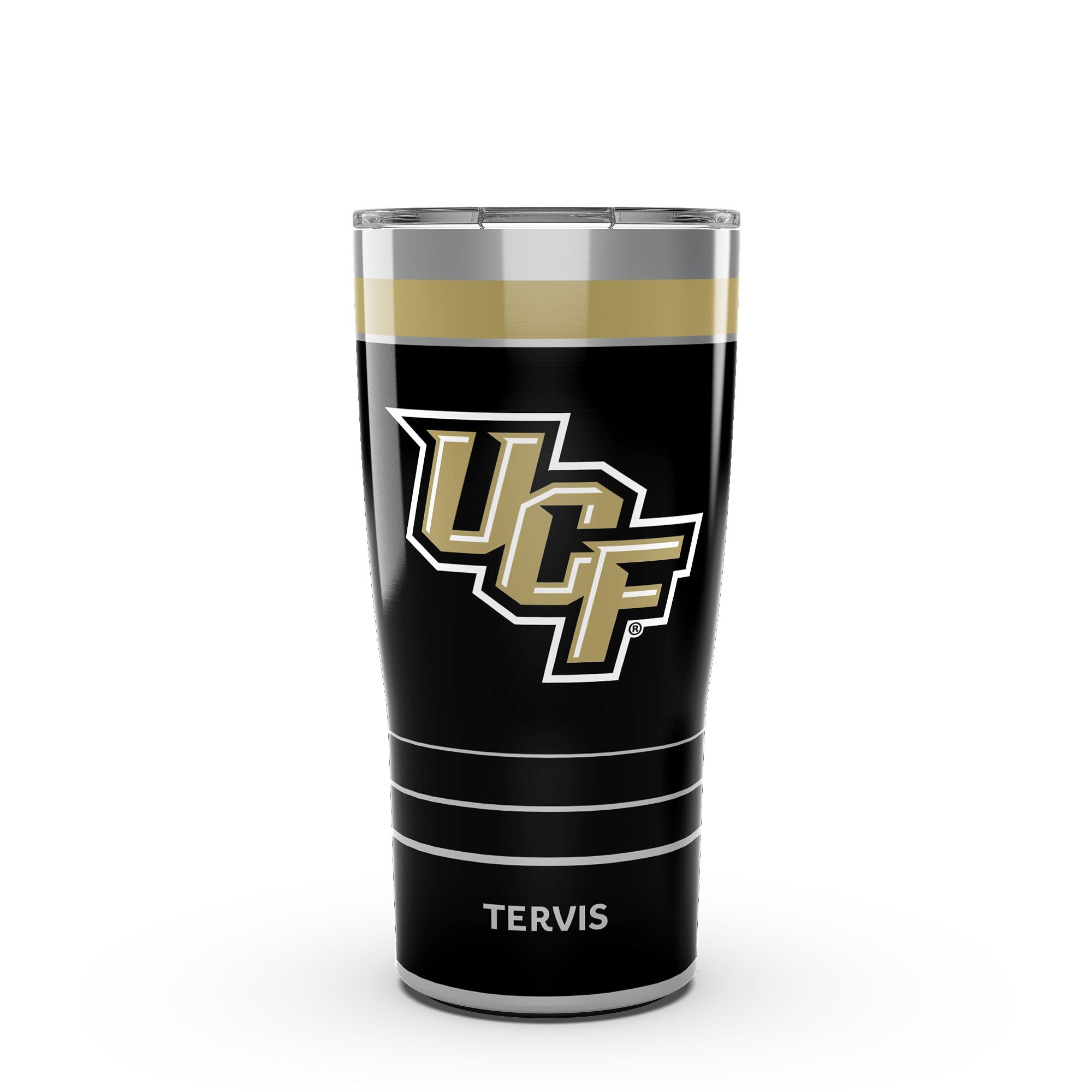 Tervis Traveler UCF Knights - MVP Triple Insulated Tumbler Travel Cup Keeps Drinks Cold & Hot, 20oz, Stainless Steel