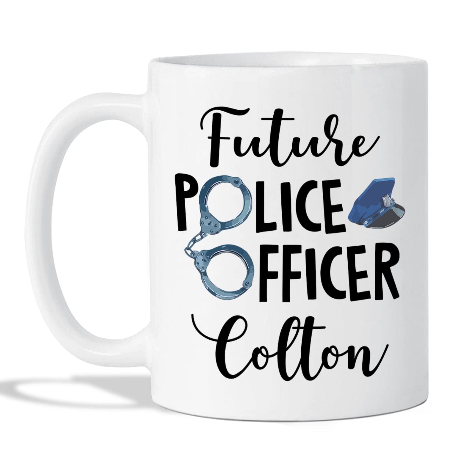 Future Police Officer Mug, Custom Police Coffee Mug, Personalized Mug For Future Police Officer Gift, Policeman Mug, Police Mug,