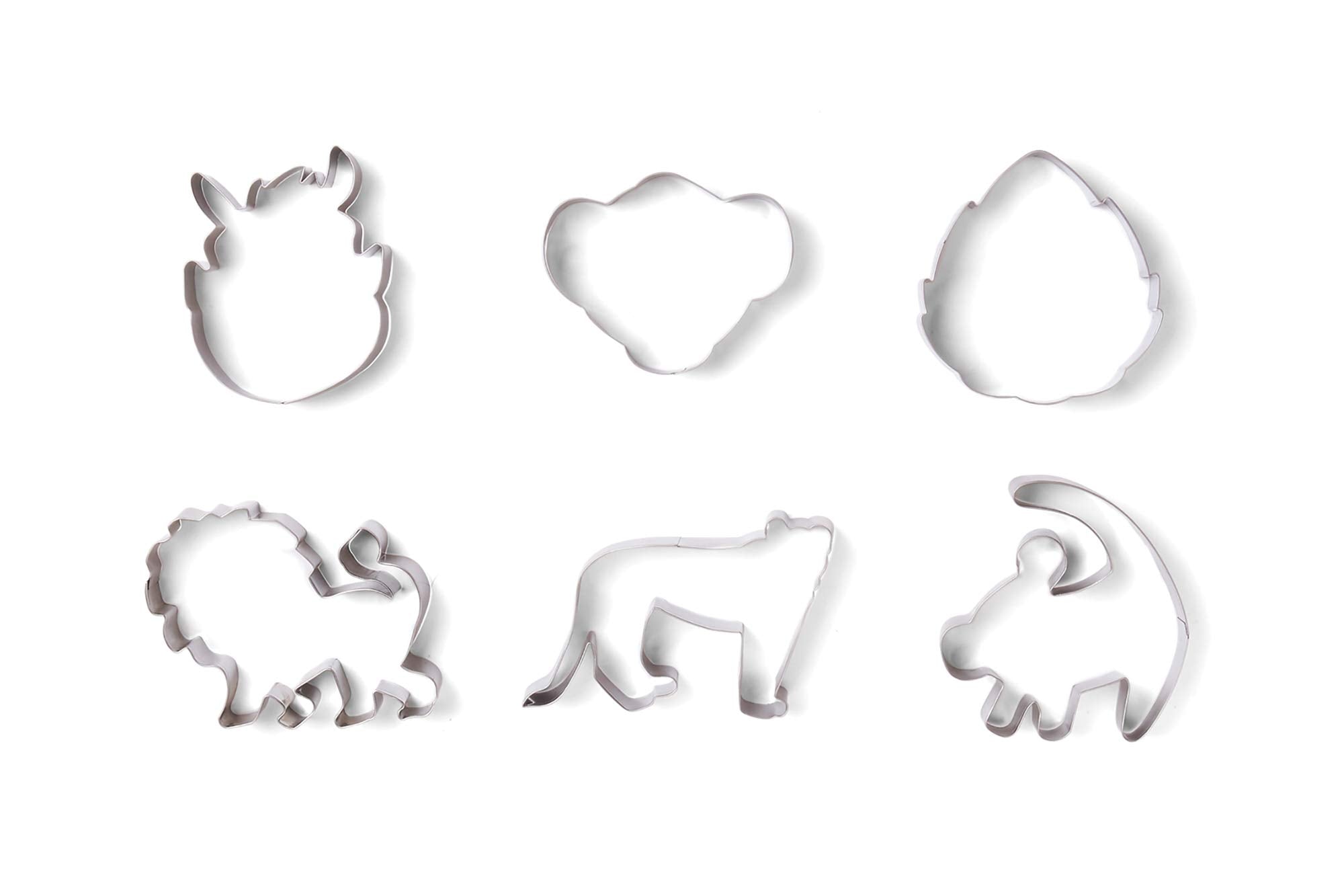 Fox Run Animal Cookie Cutters, King Of The Savannah Cookies, Set Of 7