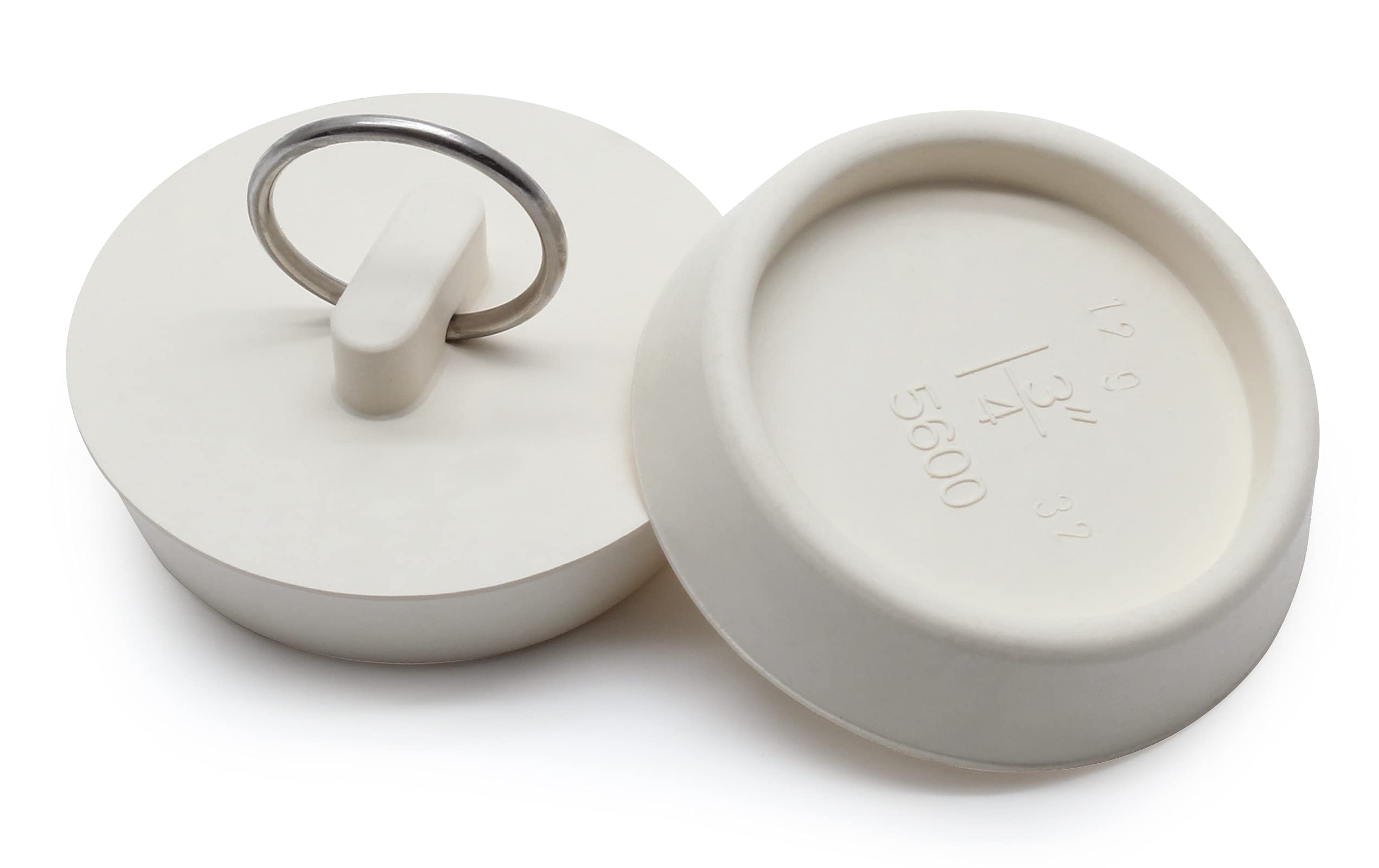 Bonsicoky 2Pcs Rubber Drain Stopper Fits 1-3/4 Inch To 1-7/8 Inch, Bathtub Drain Plug With Hanging Ring, Bathtub Stopper Plug Fo