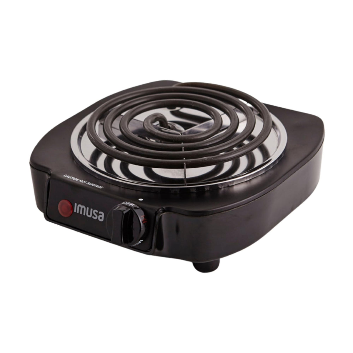 IMUSA USA GAU-80305 Electric Single Burner 1100-Watts, Black ...