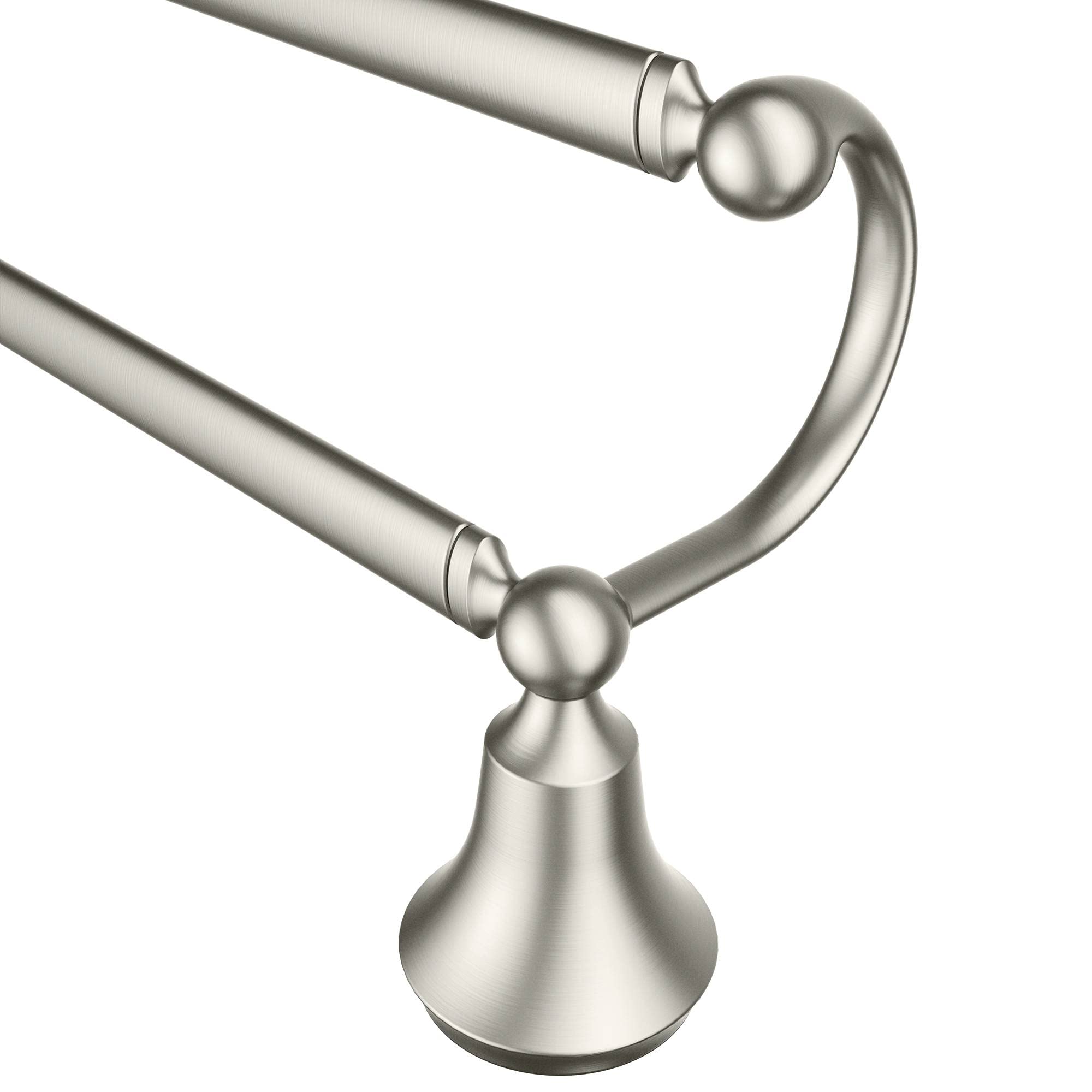 Moen CSI YB5222BN Wynford 24-Inch Double -Towel Bar  Brushed Nickel