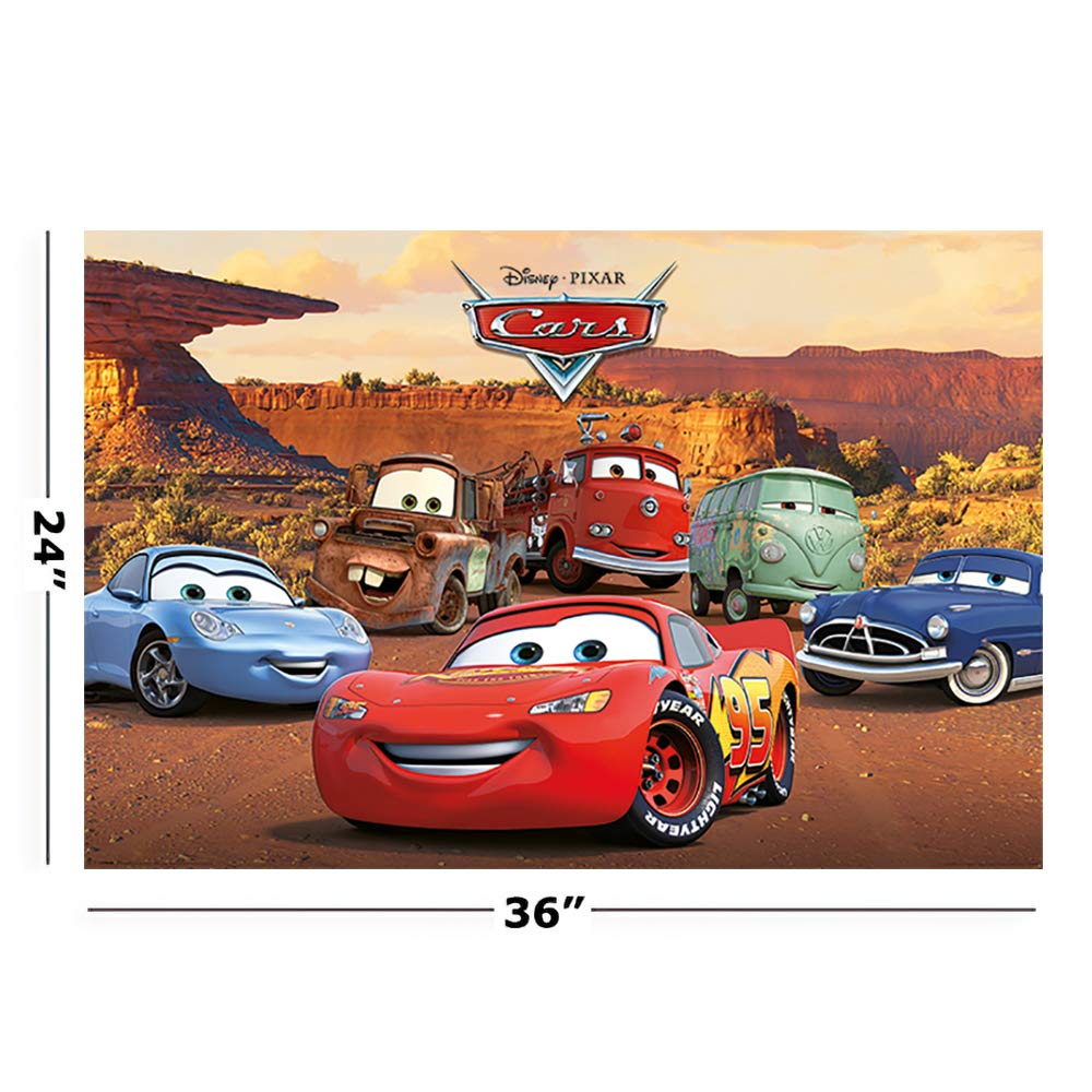 Pyramid International Cars (Characters) 61 X 91.5Cm Maxi Poster, Wood, Multi-Colour