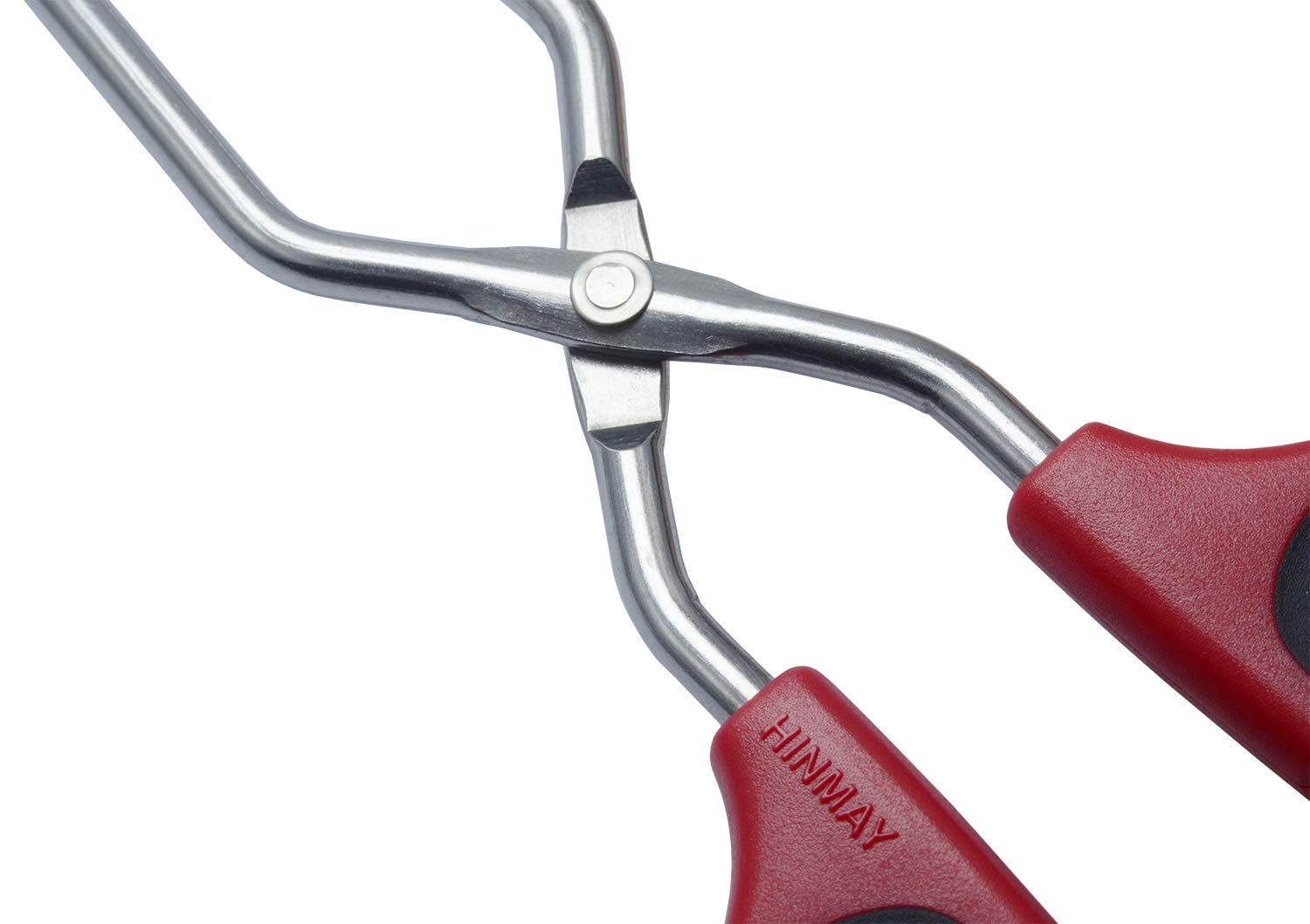 Hinmay Scissor Tongs 11-Inch Heavy Duty Stainless Steel Scissor Cooking Tongs