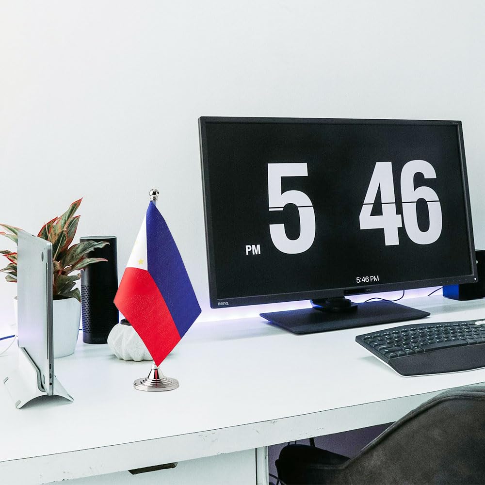 Philippines Flag Filipino Table Desk Small Mini Flags Decorations