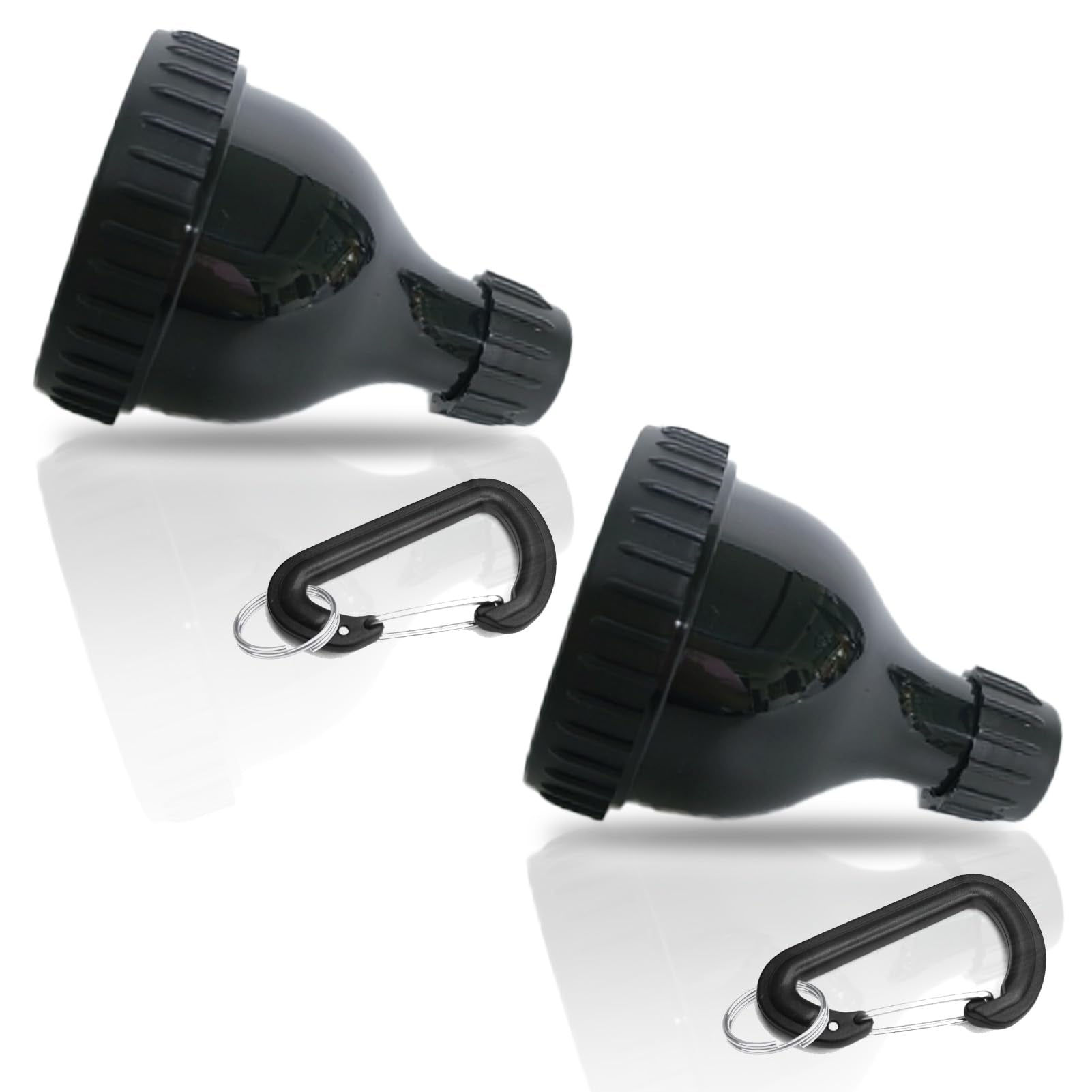 Protein Powder Container To Go Funnel 2 Pack Keychain For Shaker Cup Water Bottle Funnel For Gym Powders. (Funnel With Keychain)