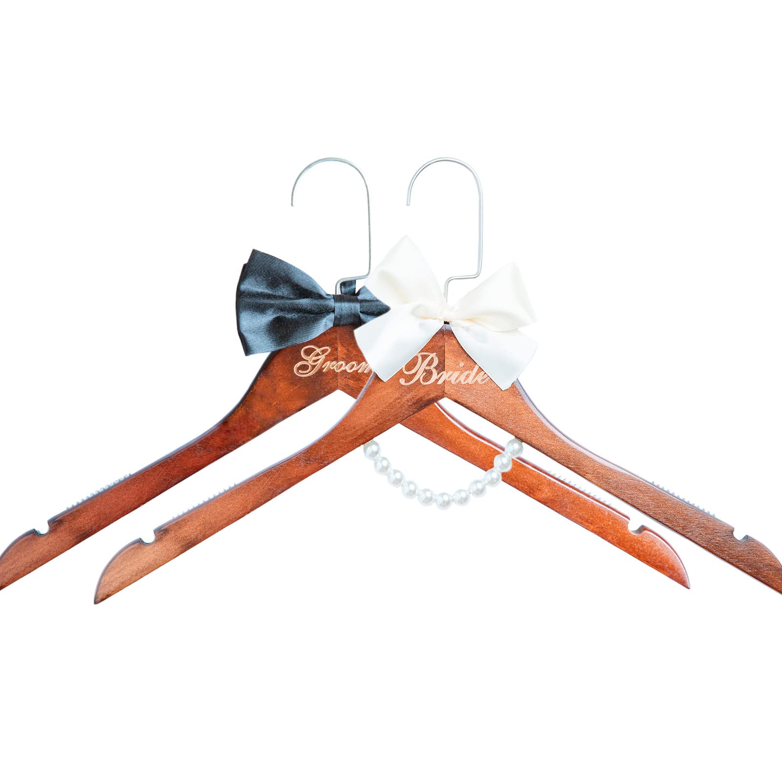 Mr And Mrs Hangers, Bride And Groom Hanger, Bride To Be Wedding Dress Hanger, Groom Hanger For Tuxedo Or Suit, Bridal Hanger, We