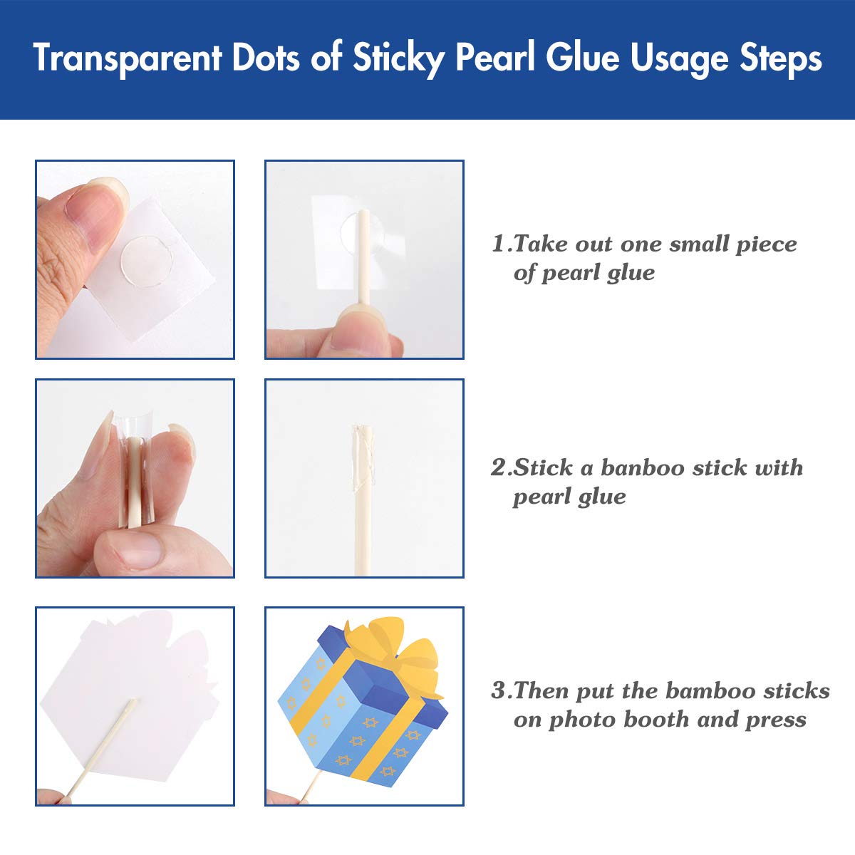 25Ct Hanukkah Party Photo Booth Props - Holiday Chanukah Party Decorations Supplies Favors Cosplay Props