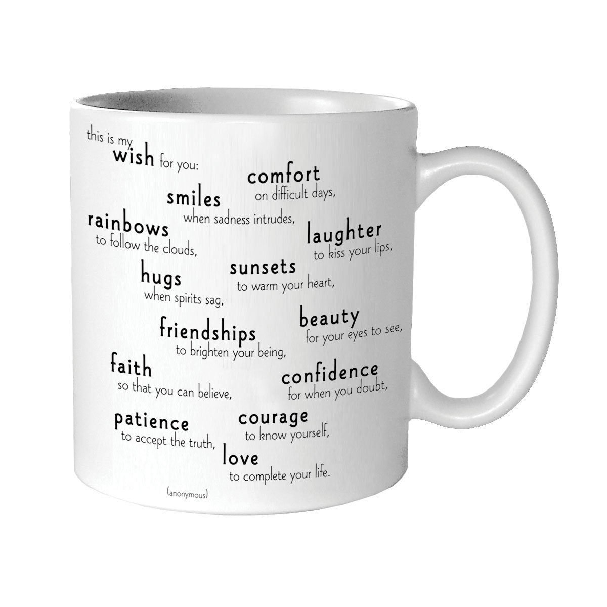 Quotable My Wish For You - Anonymous Mug - Quotes Kitchen Home MUG-G158-QUOTE