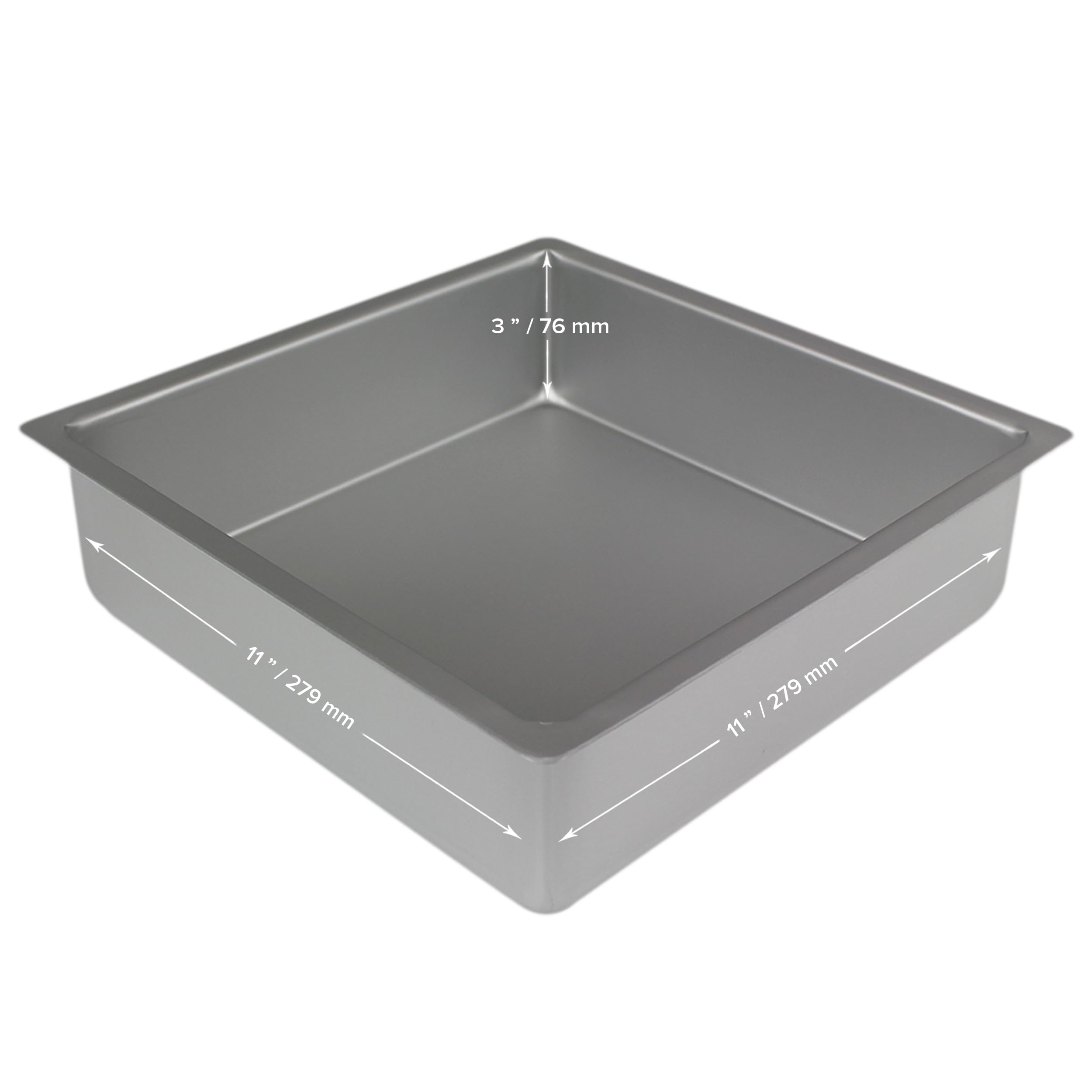Pme Square Cake Pan, 11 X 11-Inch
