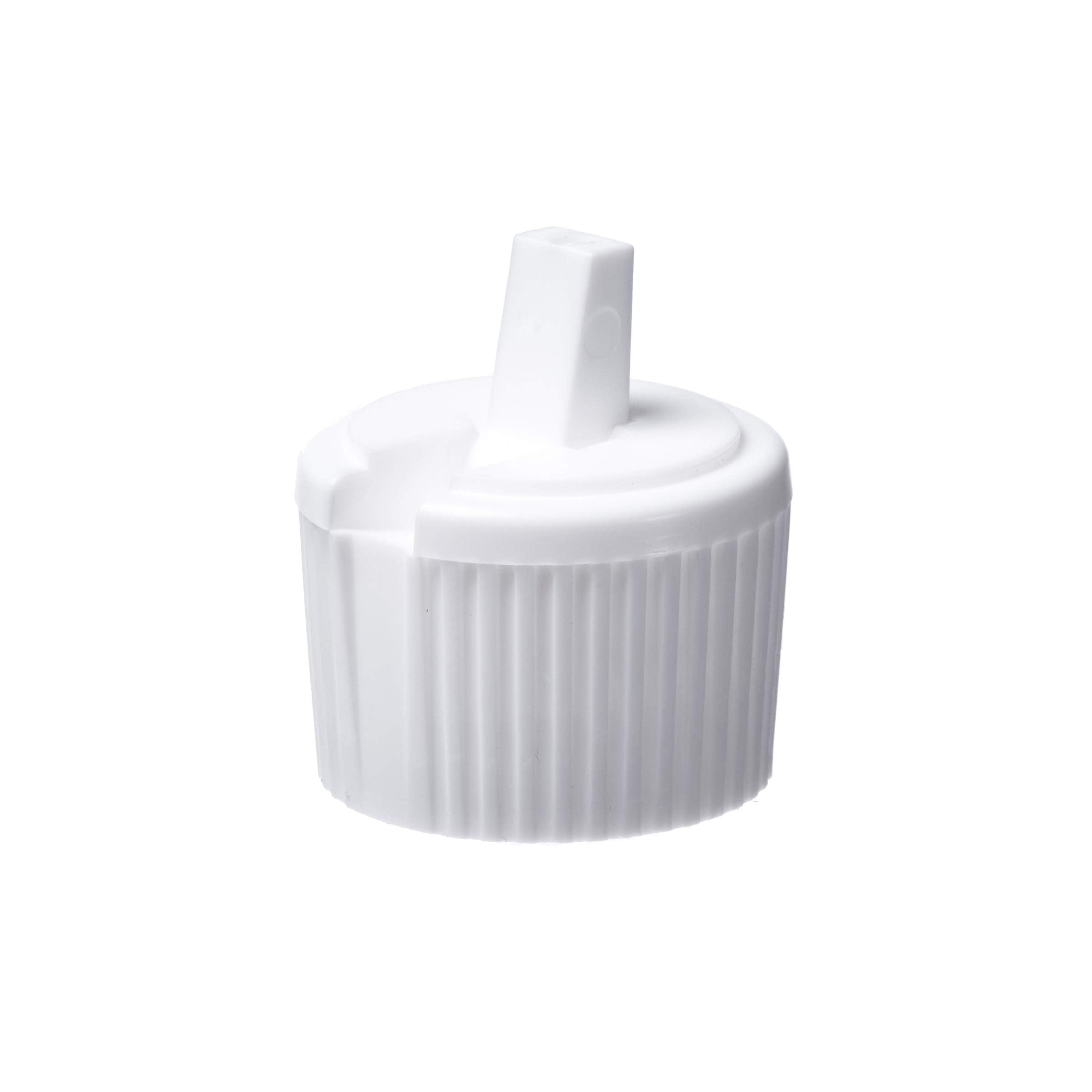 Consolidated Plastics 41241 White Flip Top Dispensing Cap, 24 Mm, 24-400 Finish, 12 Piece