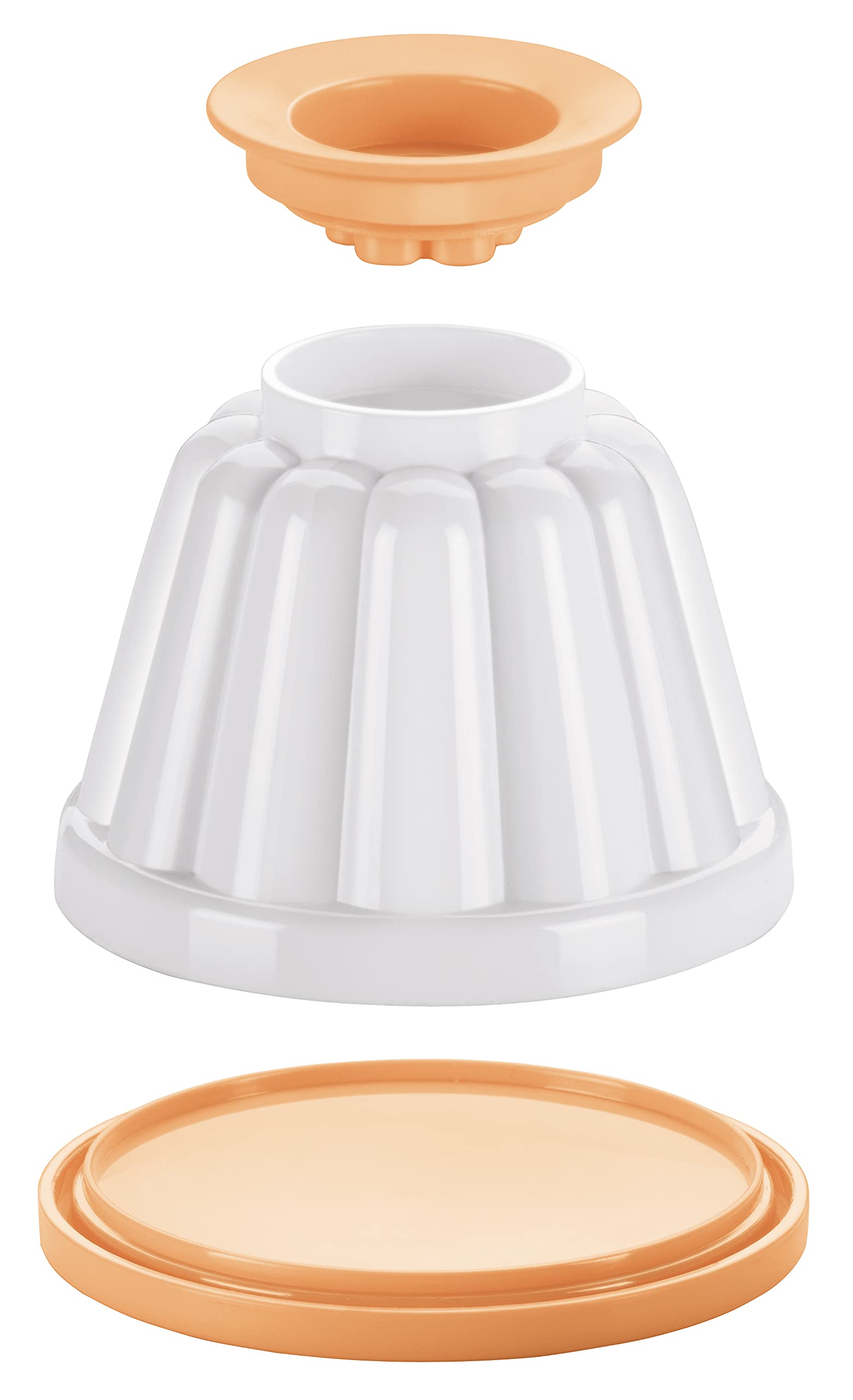 Tescoma 630590.00 Pudding Molds, Custard Mould, Set Of 4 Cups With Lid