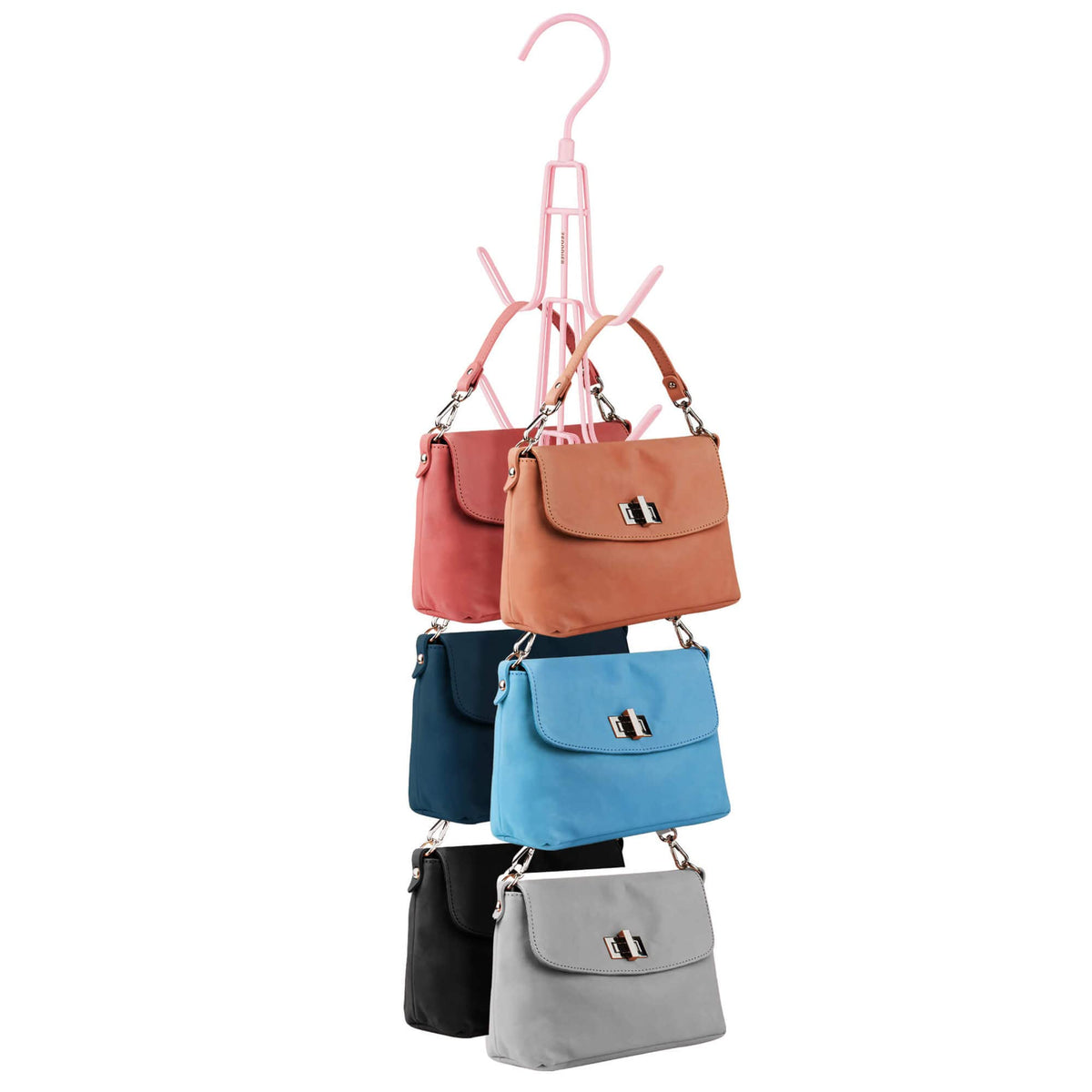 Zedodier Purse Hanger Organizer For Closet, Hanging Bag Holder, Keeping Purses Visible And In Good Condition, Metal Handbag Stor