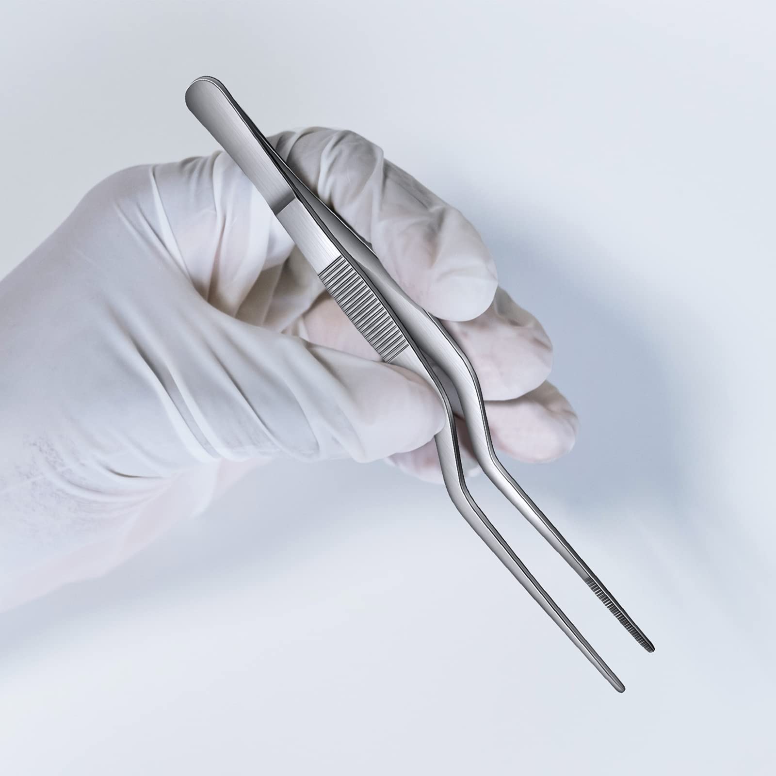 3 Pieces Stainless Steel Tweezers Tongs Cooking Tweezers Precision Kitchen Tongs Plating Food Tweezers Metal Culinary Tweezers C