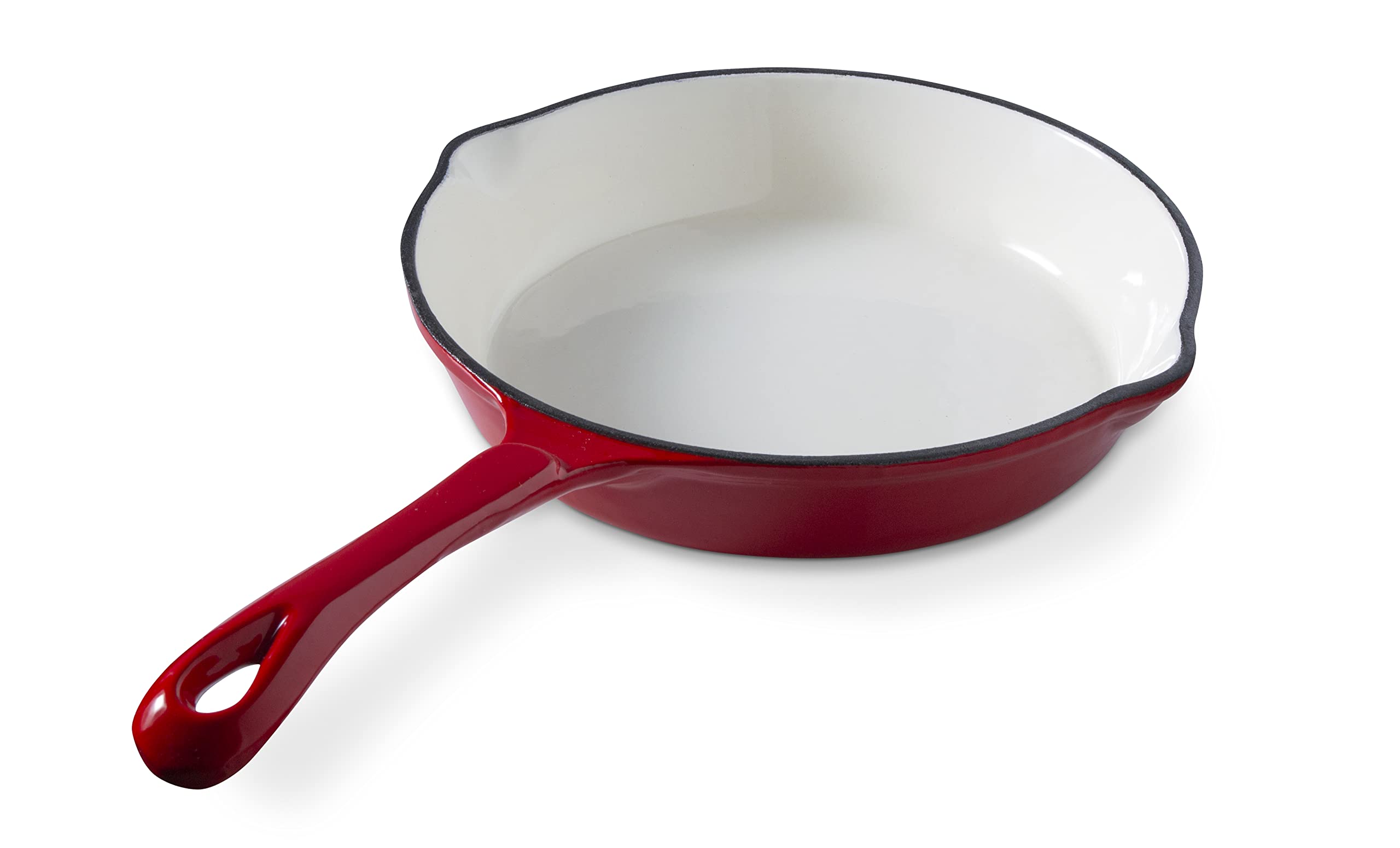 Eternal Living Enameled Cast Iron 8'' Fry Pan Red