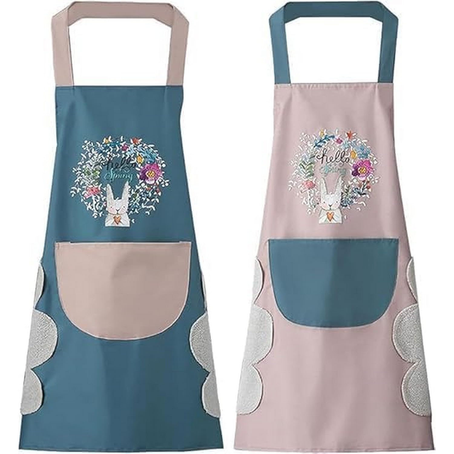 All In One Sentar Pvc Waterproof Kitchen Apron With Front Pocket