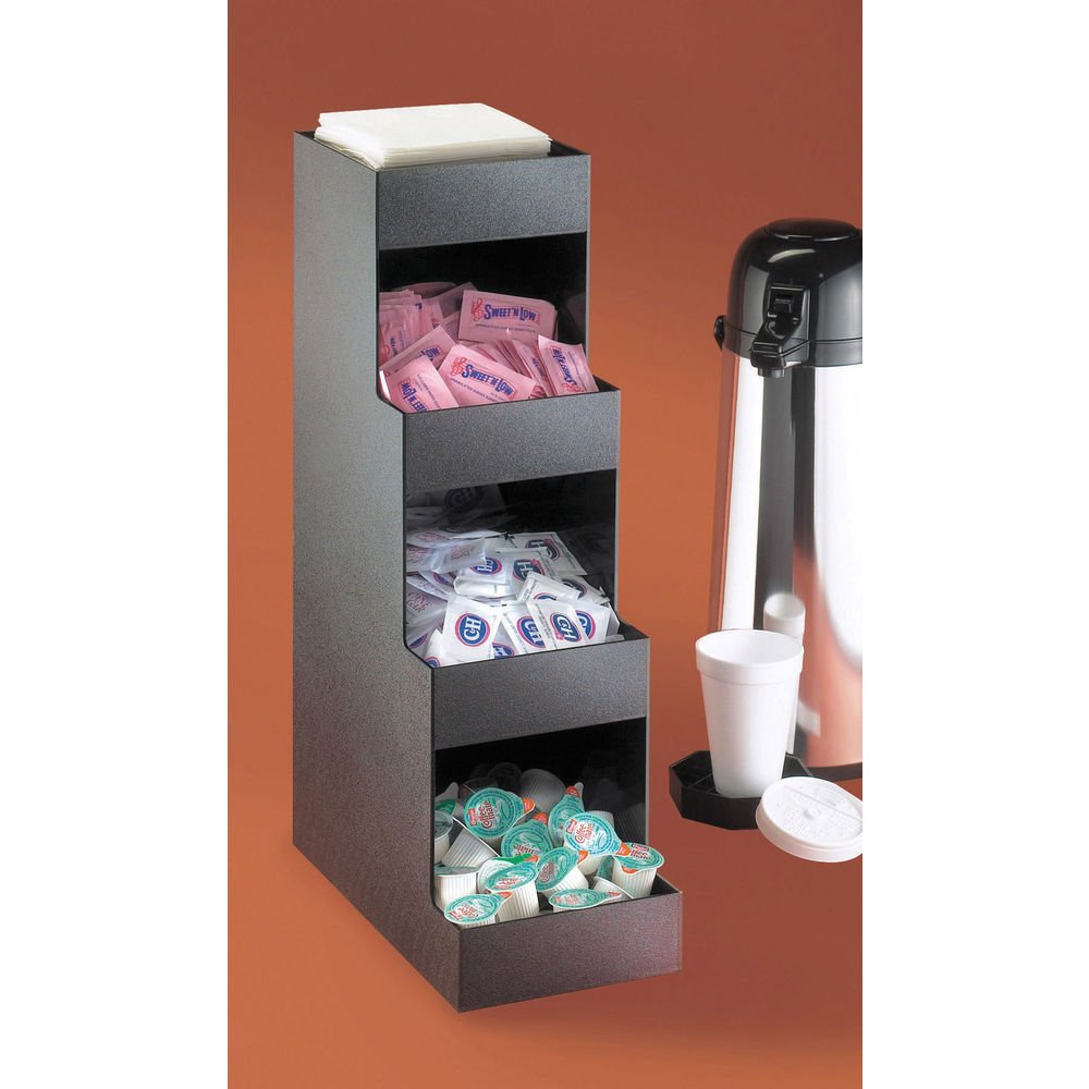 Cal-Mil 1261 Classic Tier Condiment Display, 6.5'' Width X 12'' Depth X 20.5'' Height, Black