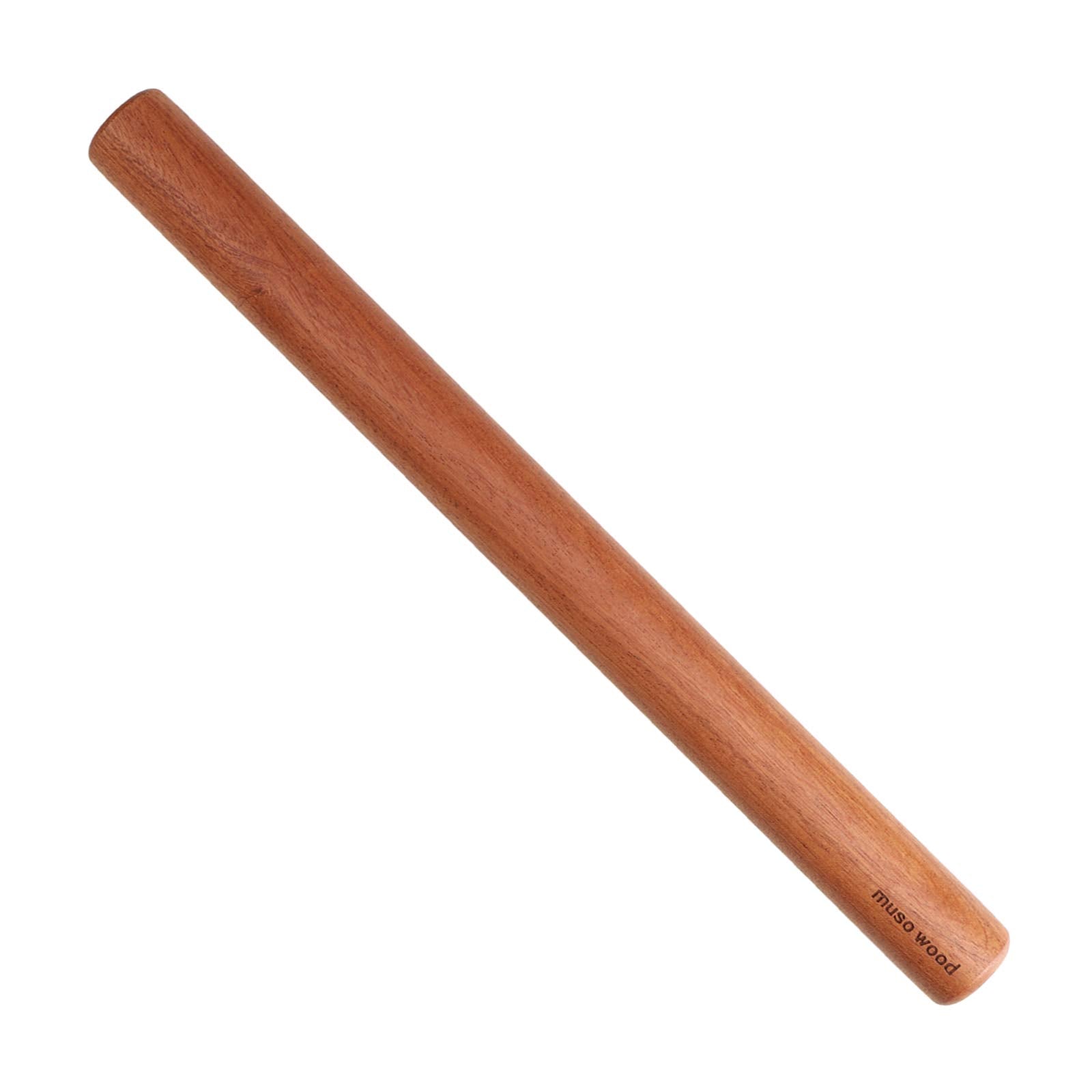 Muso Wood Sapele Wooden Dowel Rolling Pin For Baking,Tapered Roller For Fondant, Pie Crust, Cookie, Pastry (Dowel 15-3/4Inch)
