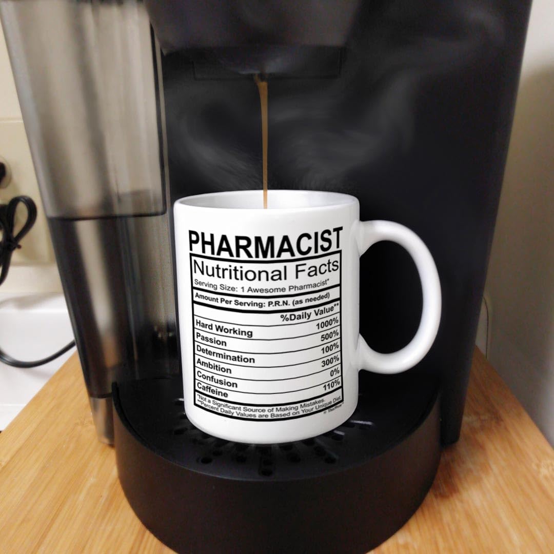 Pharmacist Gifts For Women Pharmacist Nutritional Facts Pharmacist Graduation Gifts Pharmacist Gift Ideas Gift Coffee Mug Tea Cu